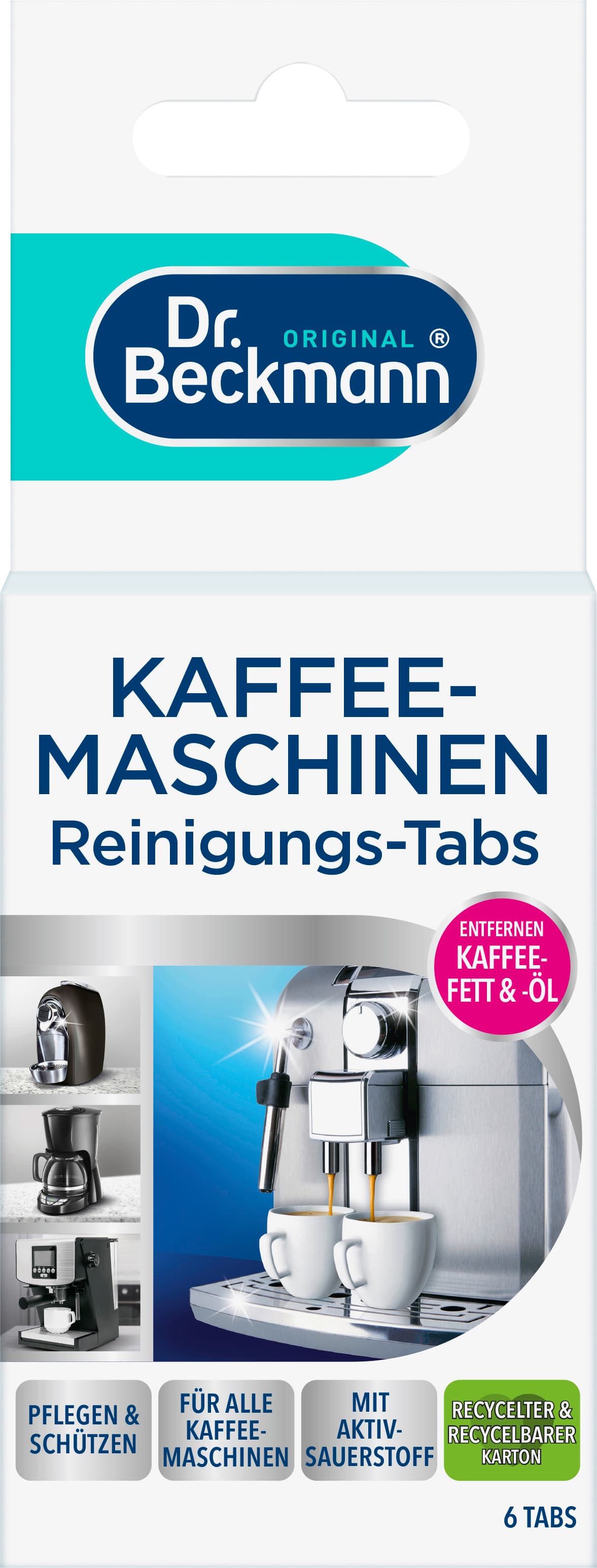 Dr.Beckmann Kaffeemaschinen Reinigungs-Tabs
