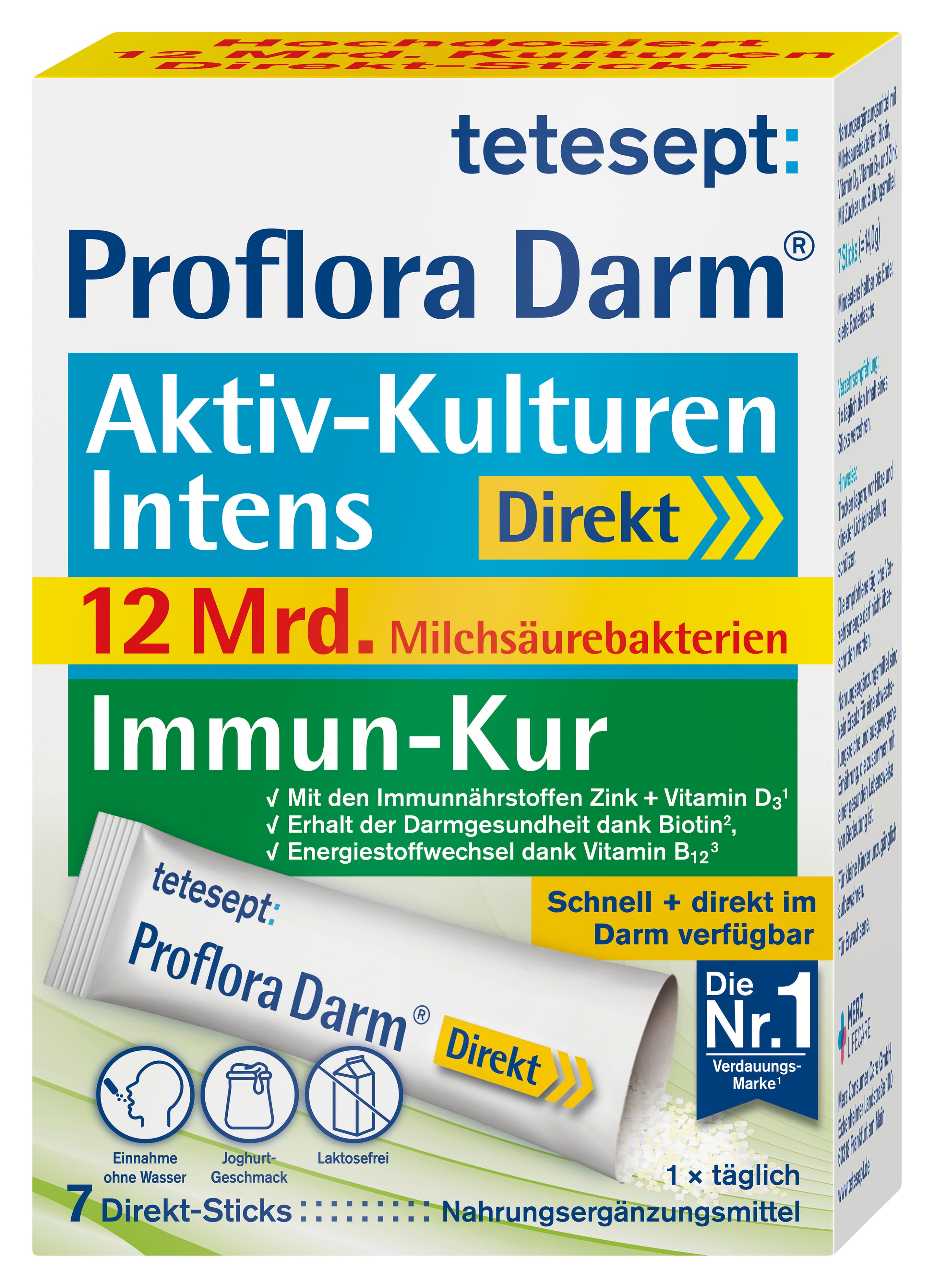 tetesept Proflora Darm Aktiv-Kulturen Intens Immun-Kur