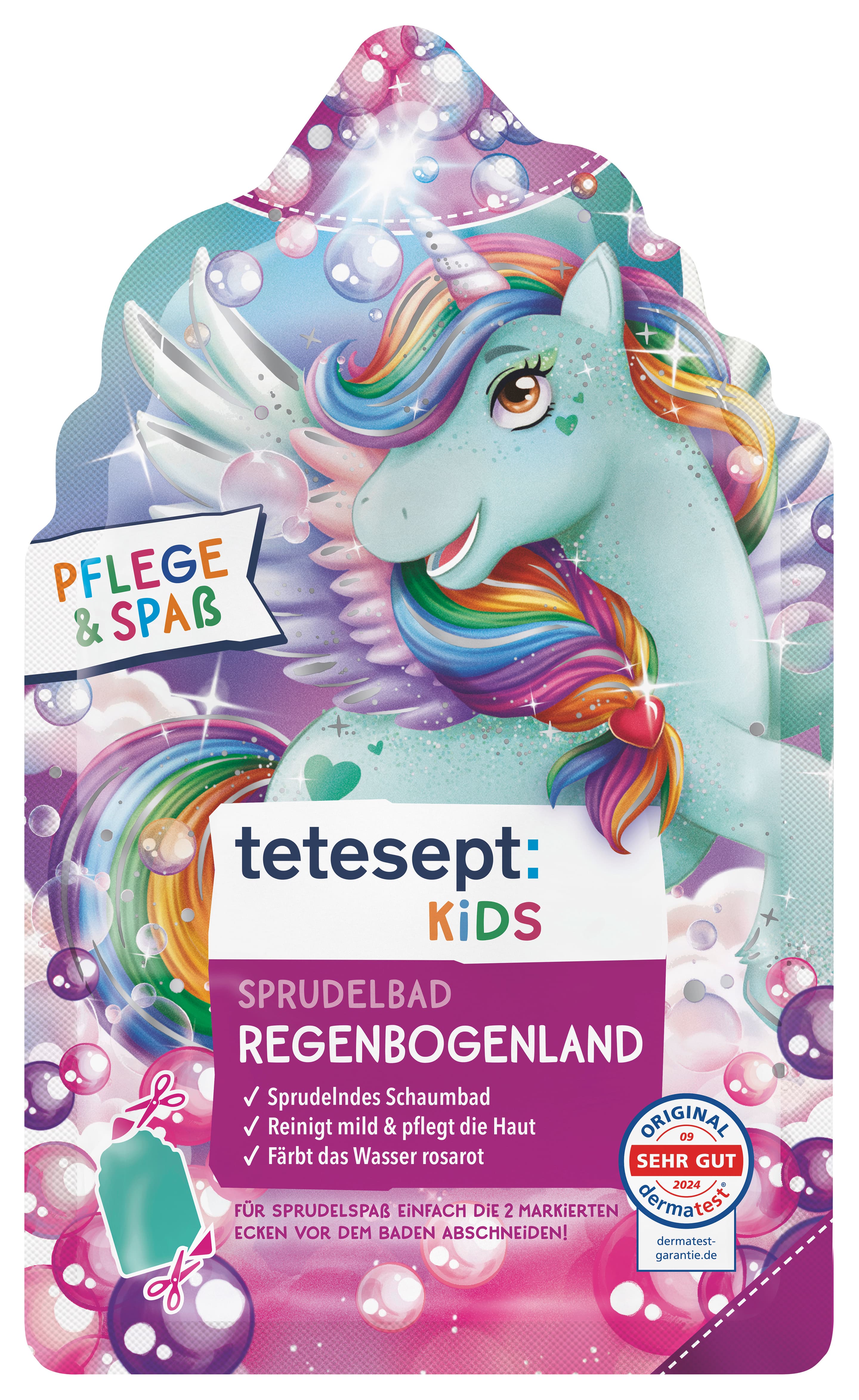 tetesept Kids Badespaß Sprudelbad Regenbogenland 40g