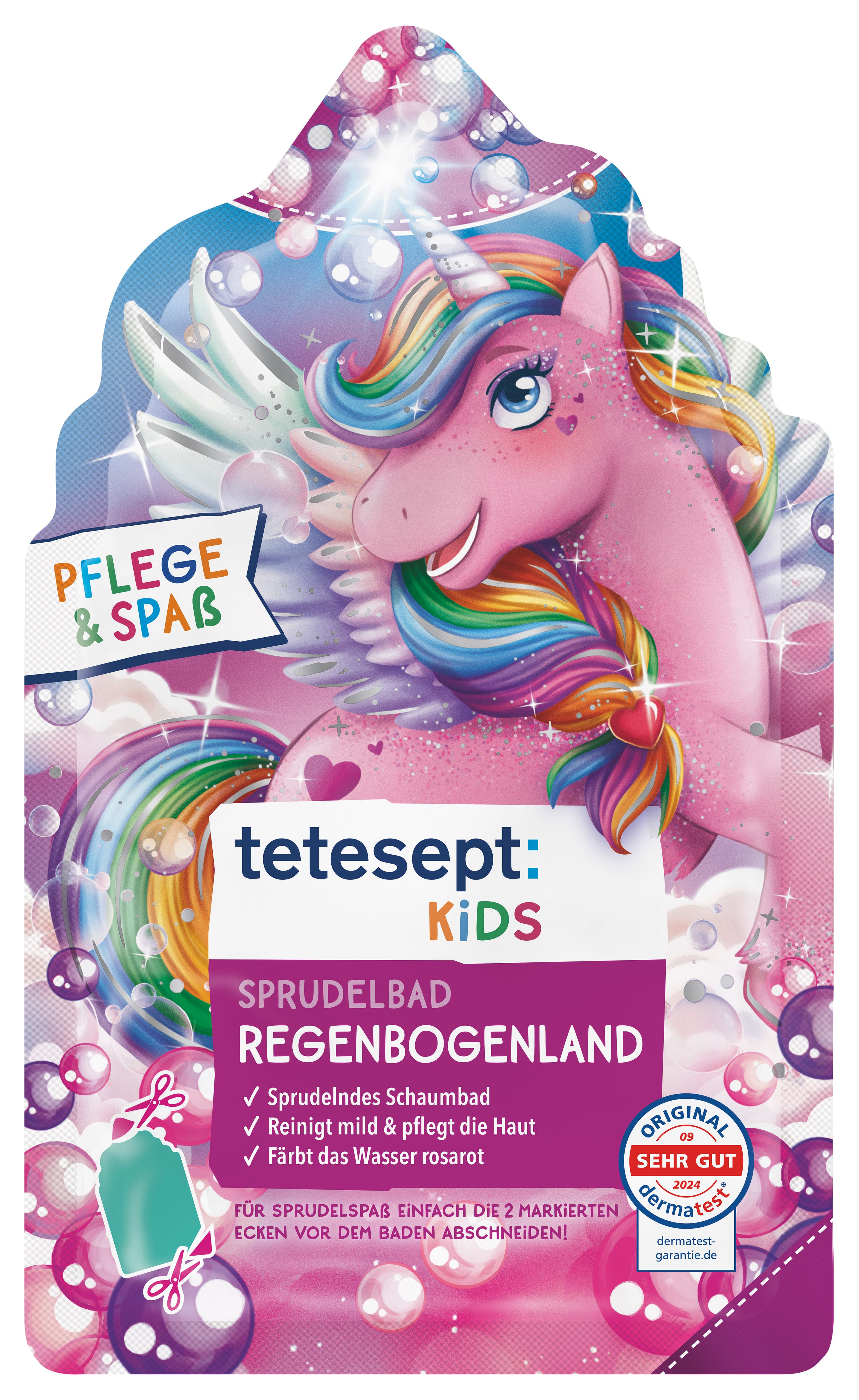 tetesept Kids Badespaß Sprudelbad Regenbogenland 40g