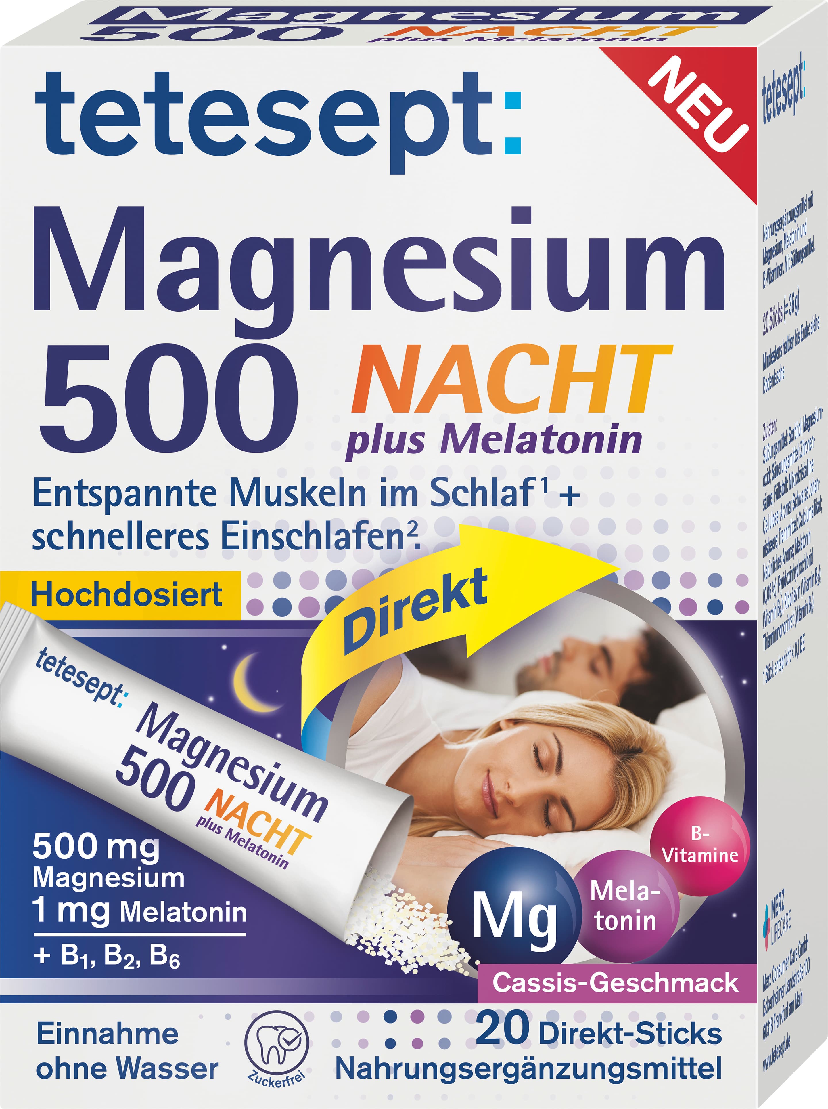 tetesept Magnesium 500 Nacht