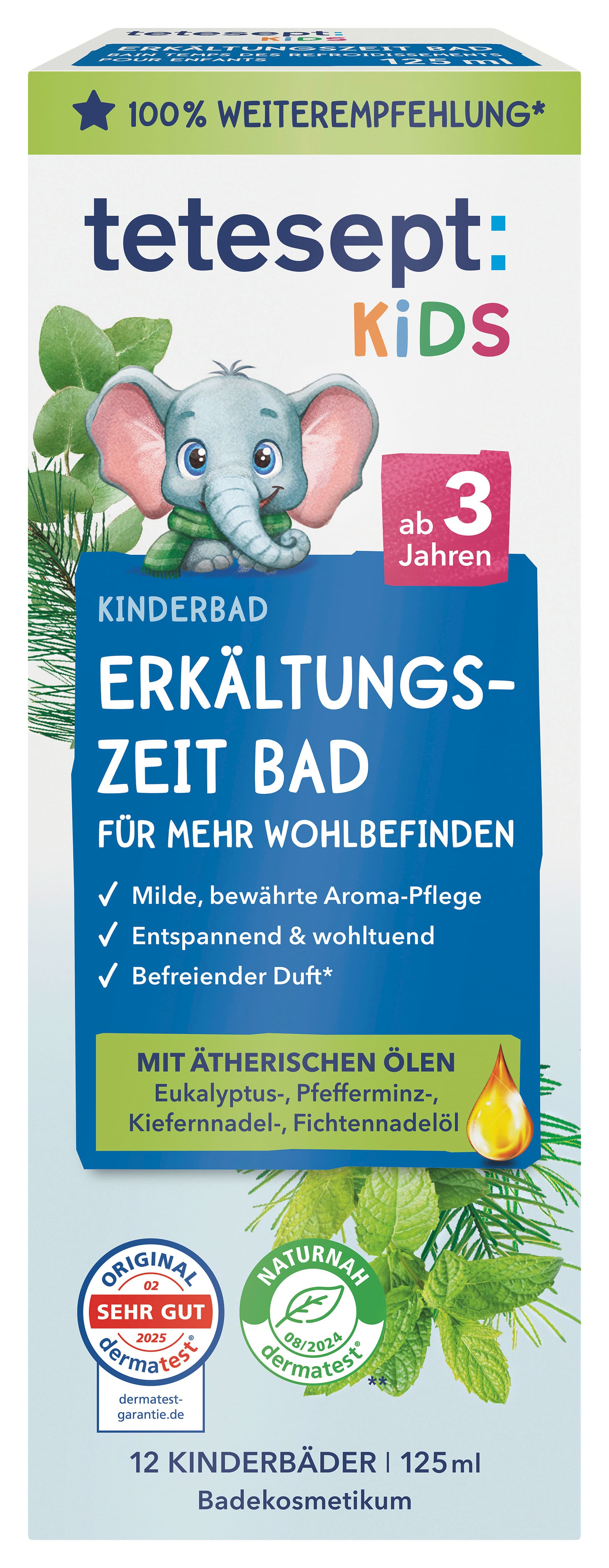 tetesept Kinderbad Erkältungszeit Bad 125ml