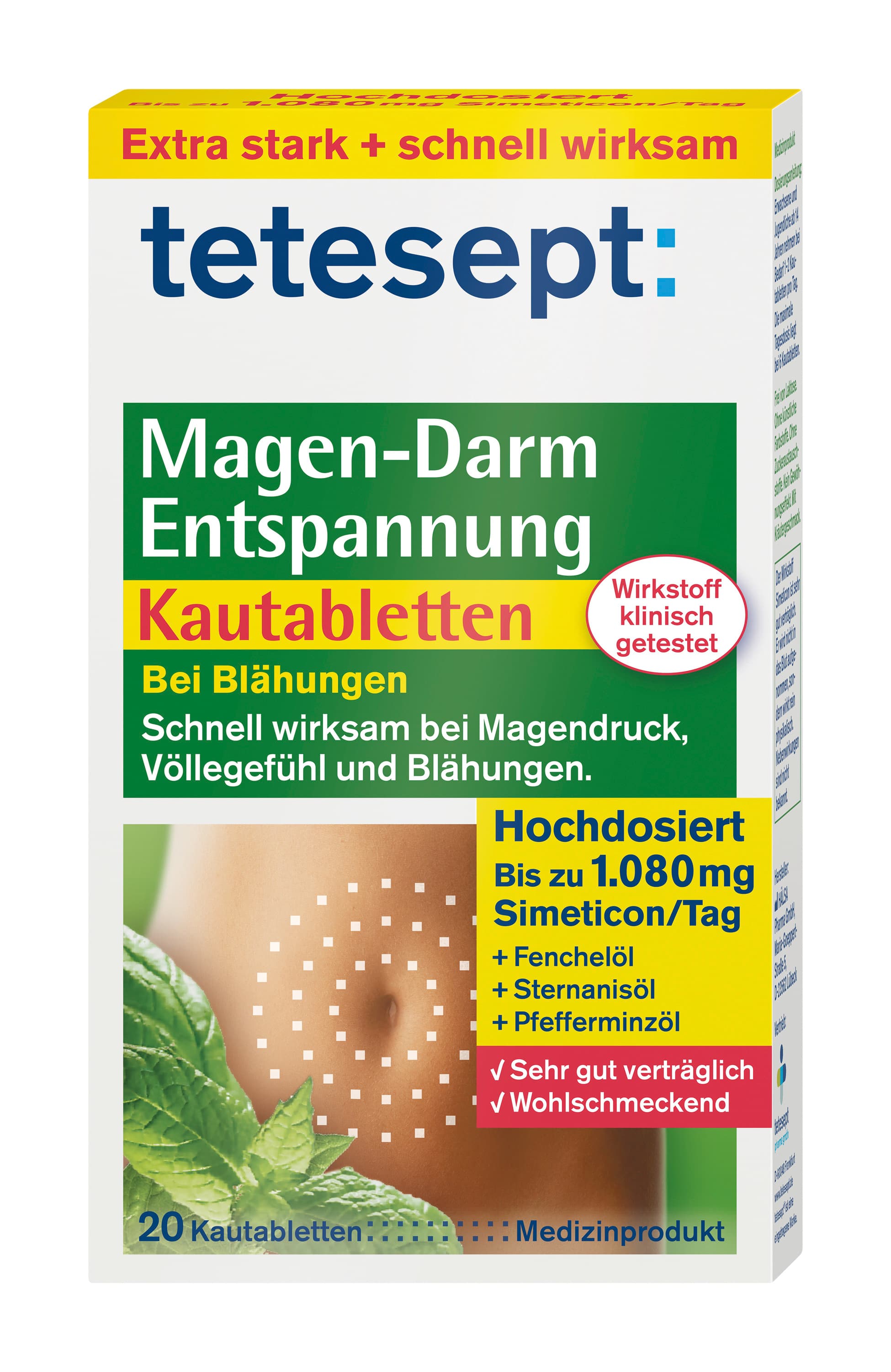 tetesept Magen-Darm Entspannung Kautabletten