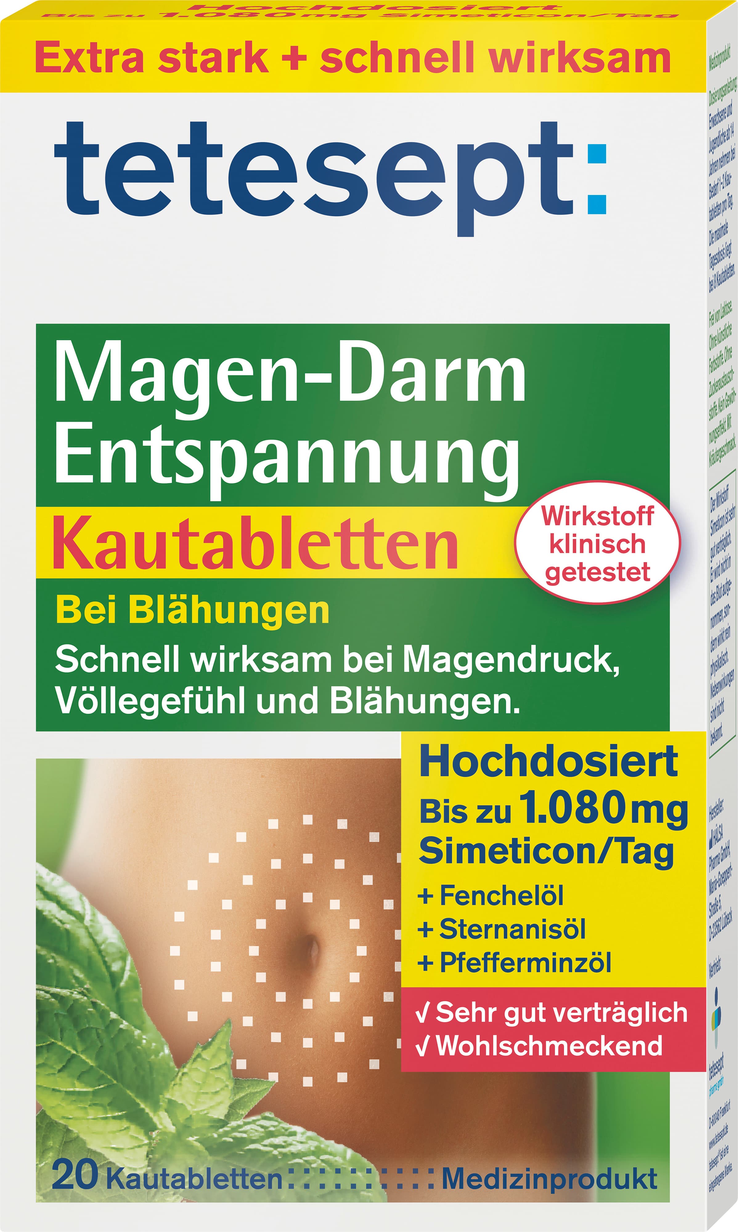 tetesept Magen-Darm Entspannung Kautabletten