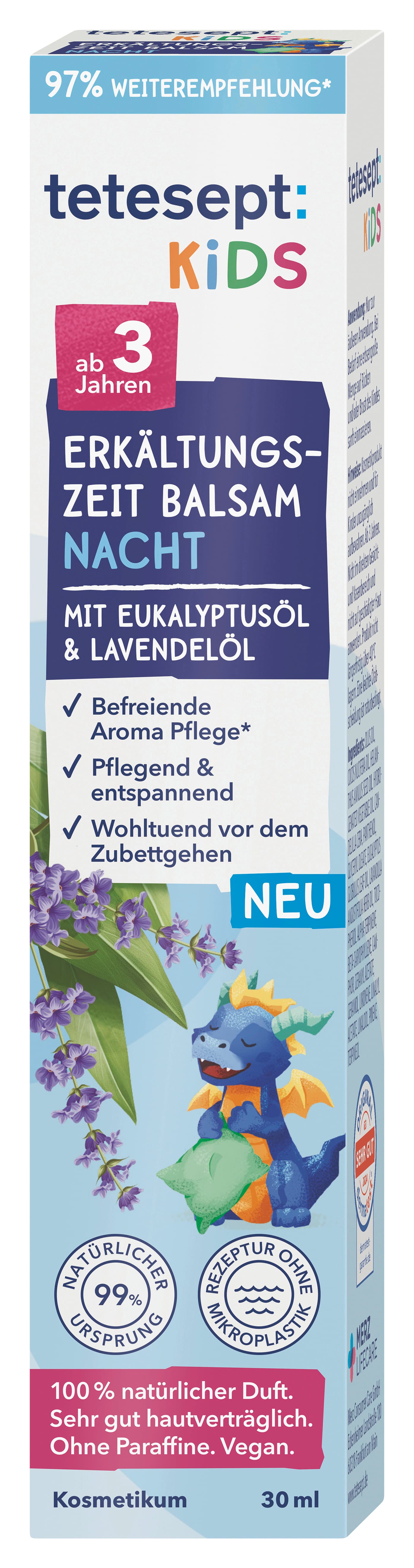 tetesept Kids Erkältungszeit Balsam Nacht