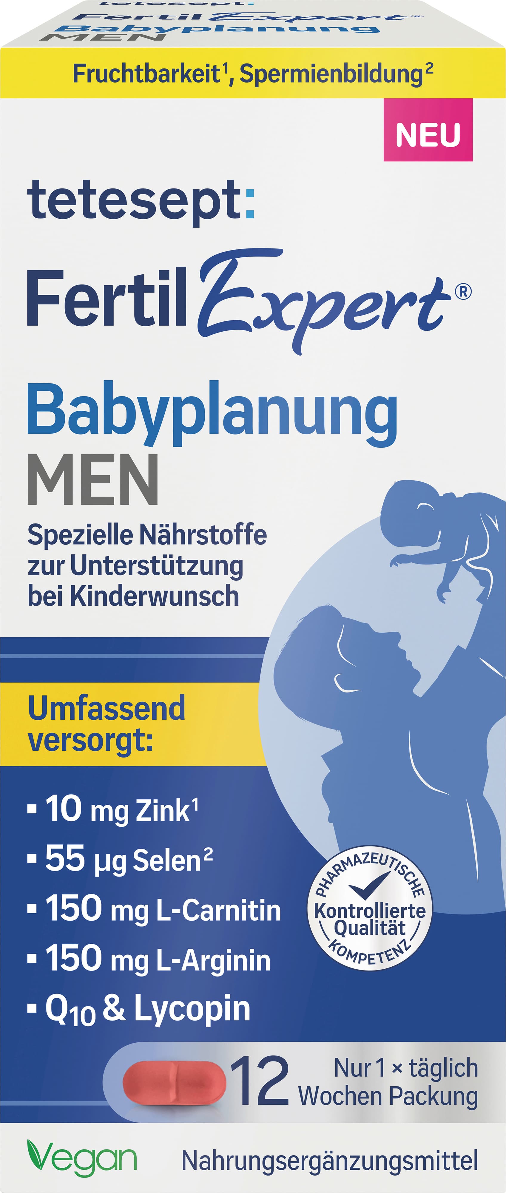 tetesept Fertil Experte Babyplanung Men