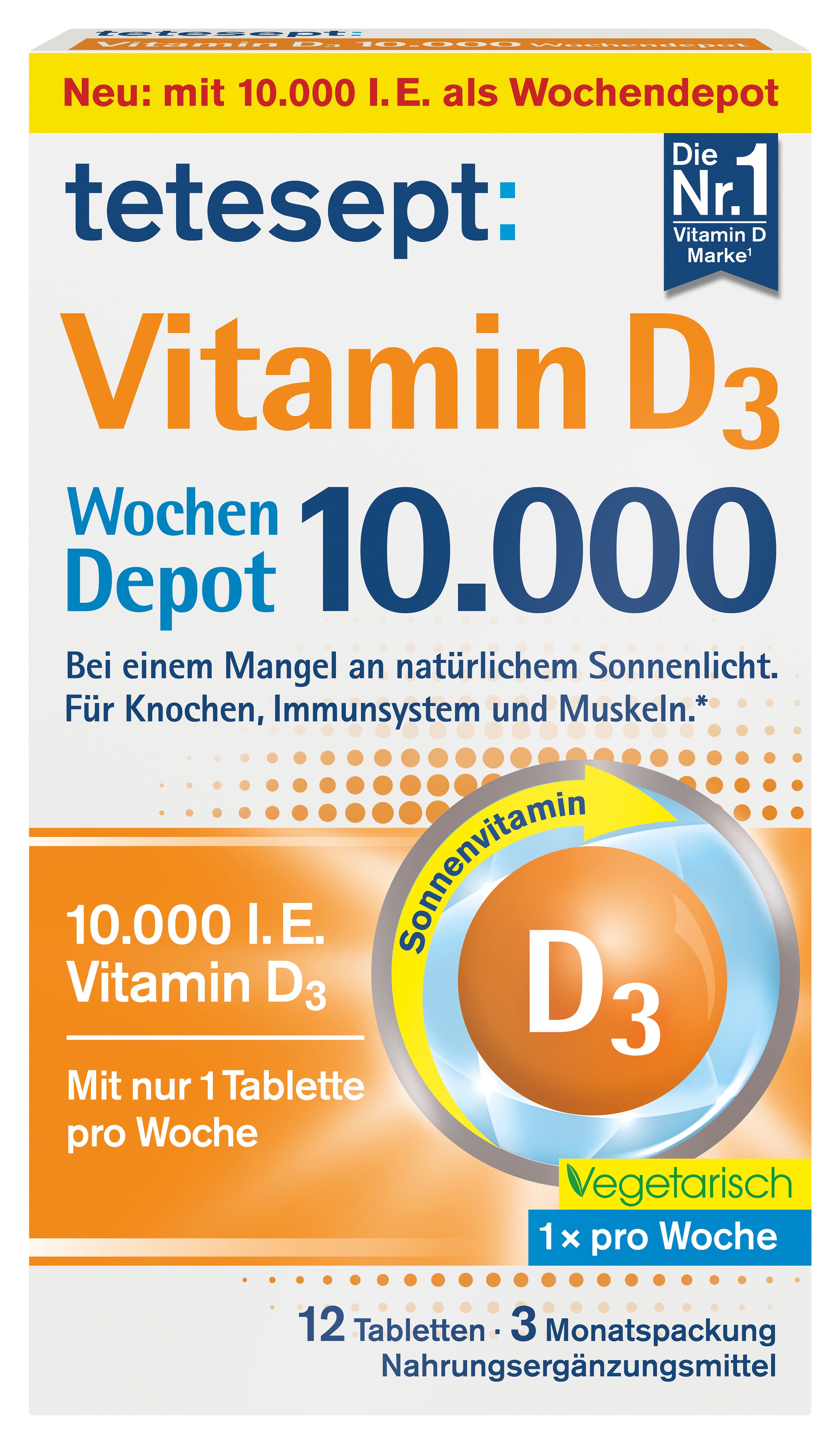 tetesept Vitamin D3 10000
