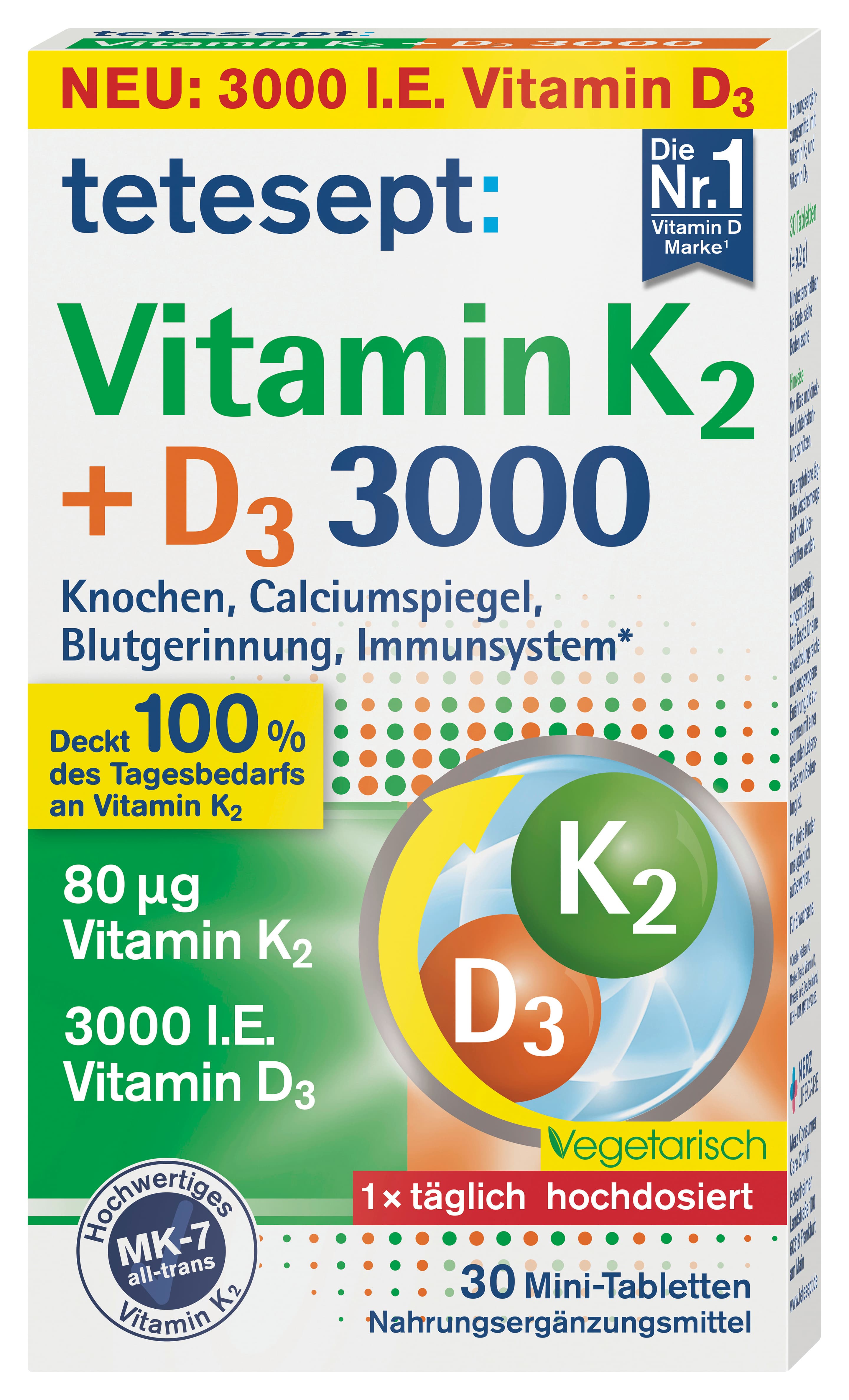 tetesept Vitamin K2+D3 3000