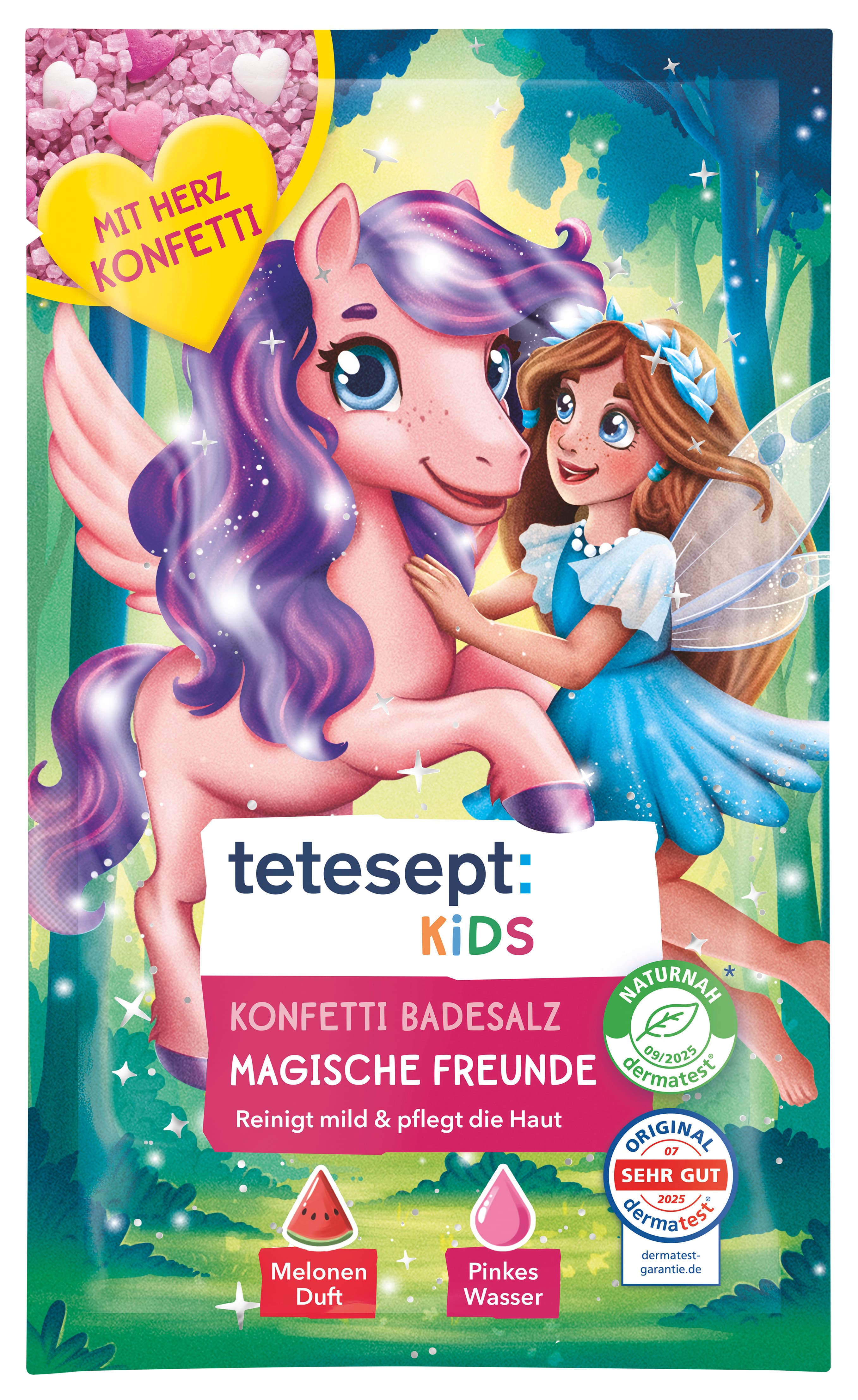 tetesept Kids Konfetti Badesalz Magische Freunde