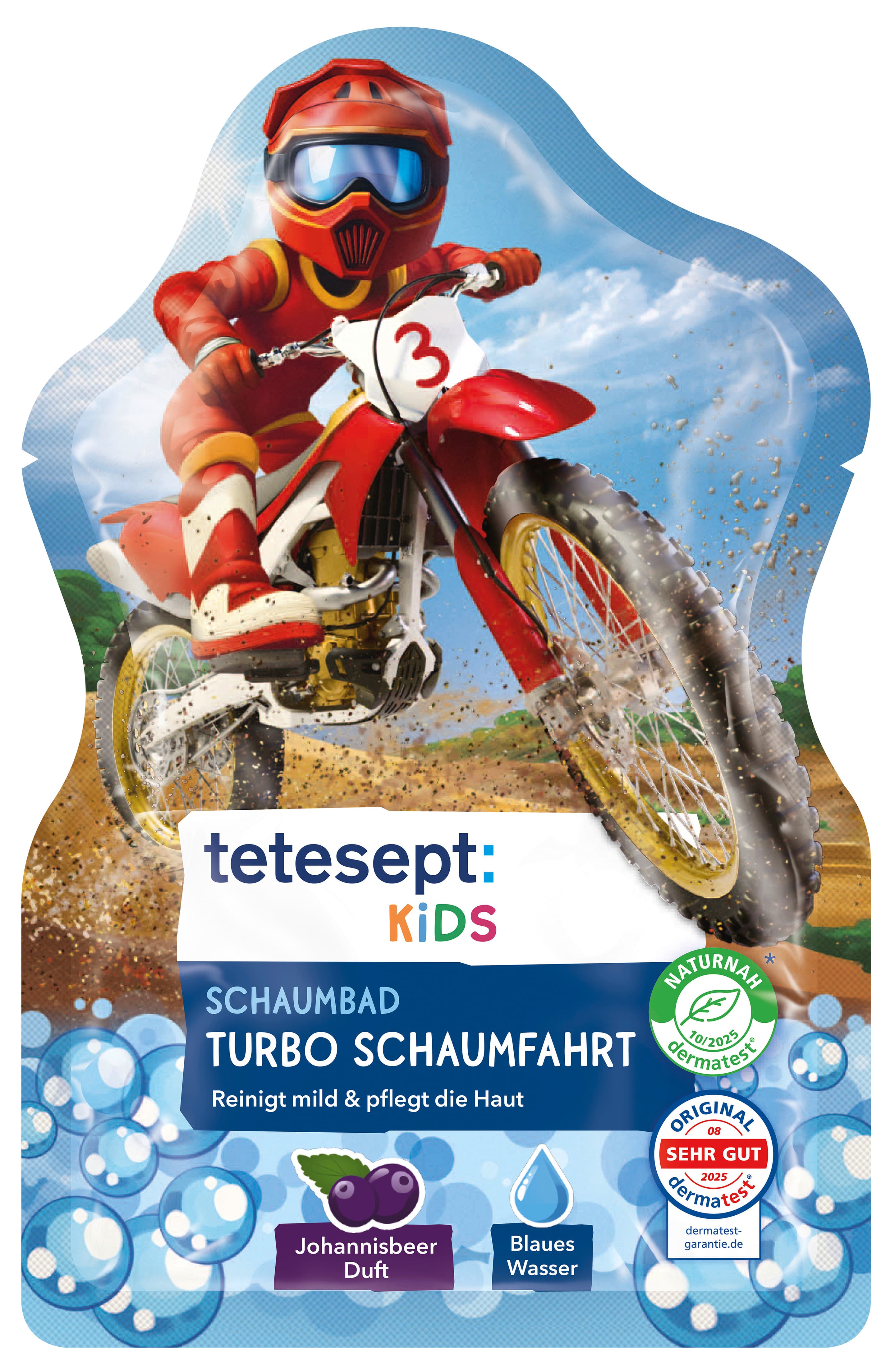 tetesept Kids Schaumbad Turbo Schaumfahrt