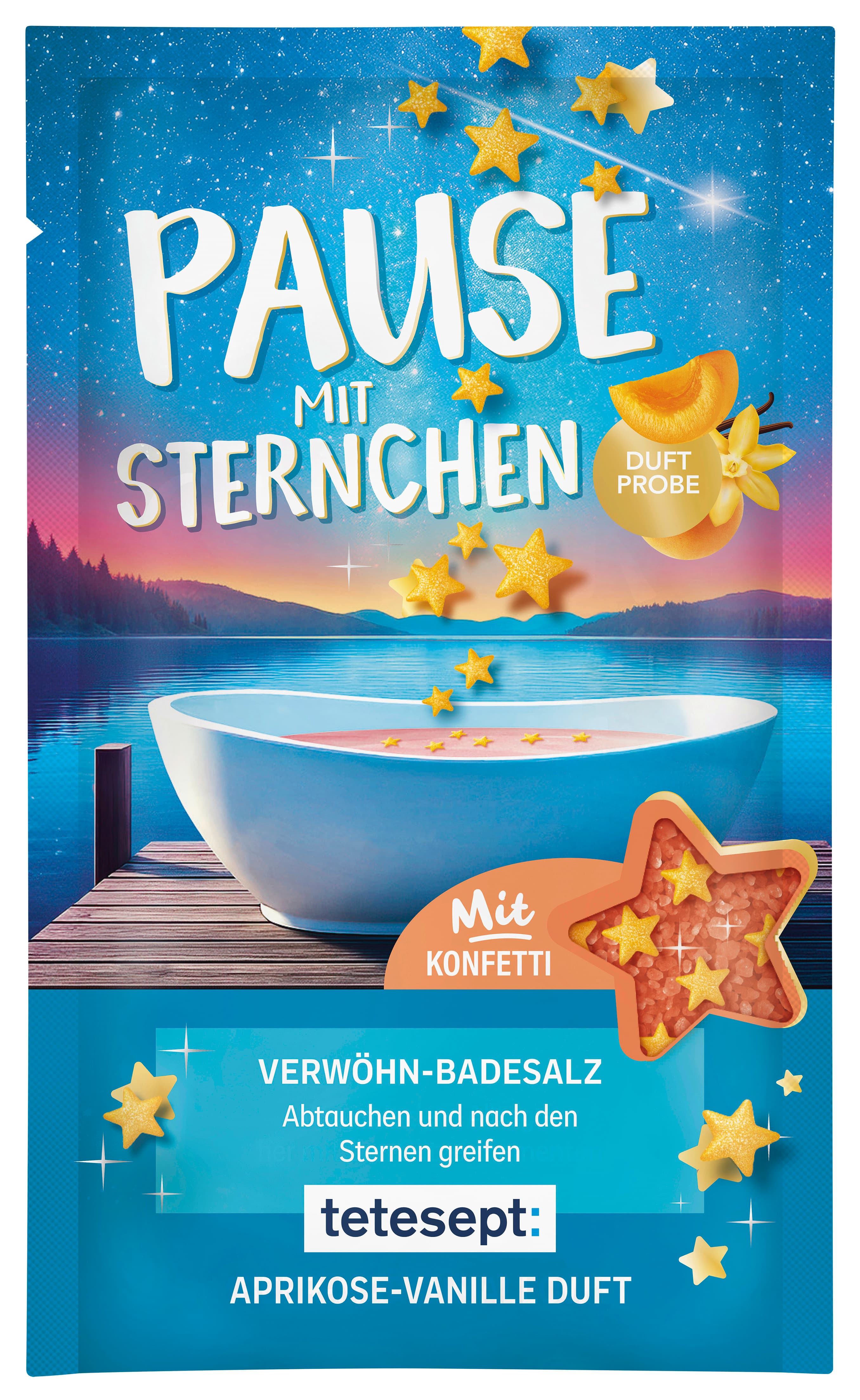 tetesept Badesalz Pause mit Sternchen