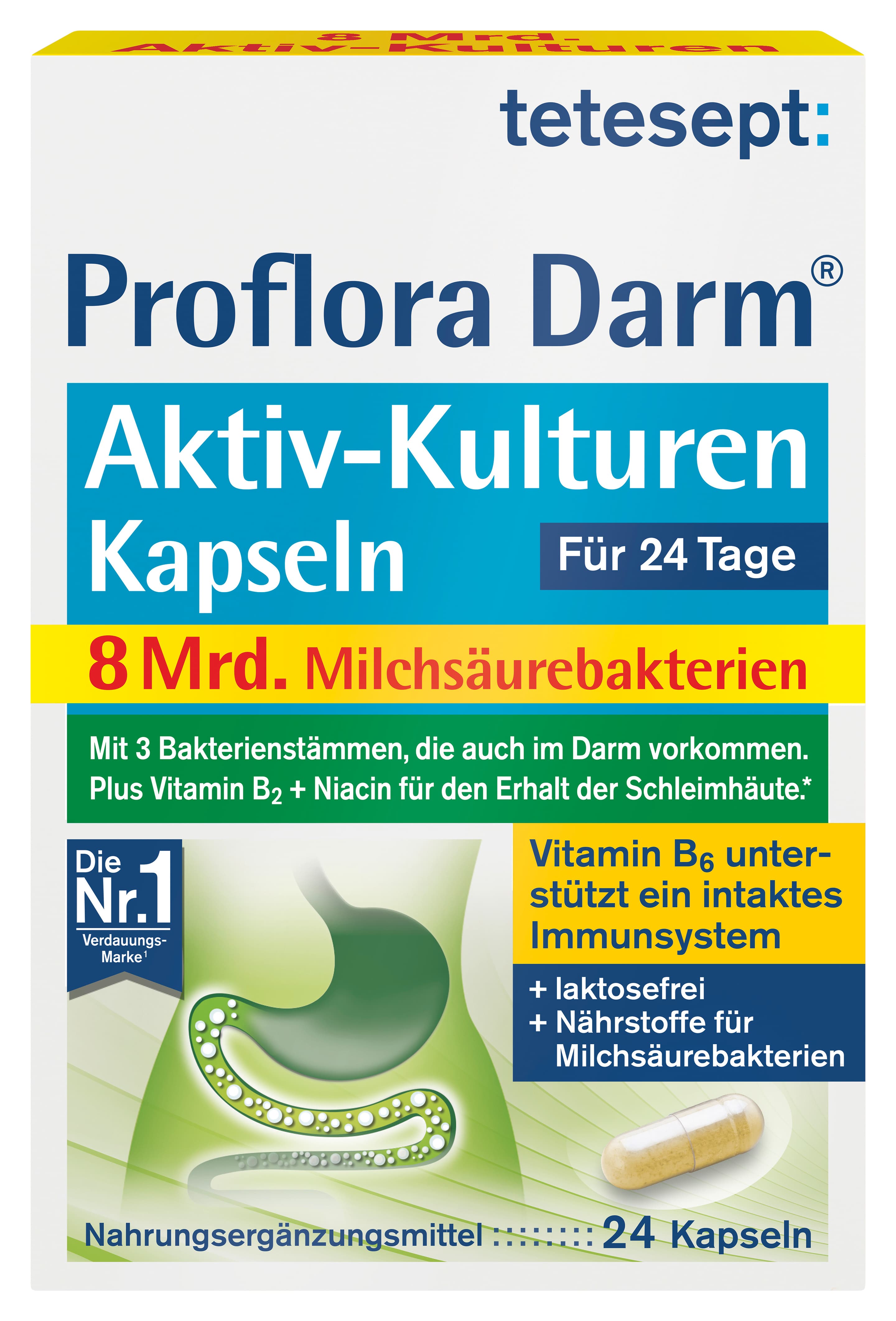 tetesept Proflora Darm Aktiv-Kulturen Kapseln