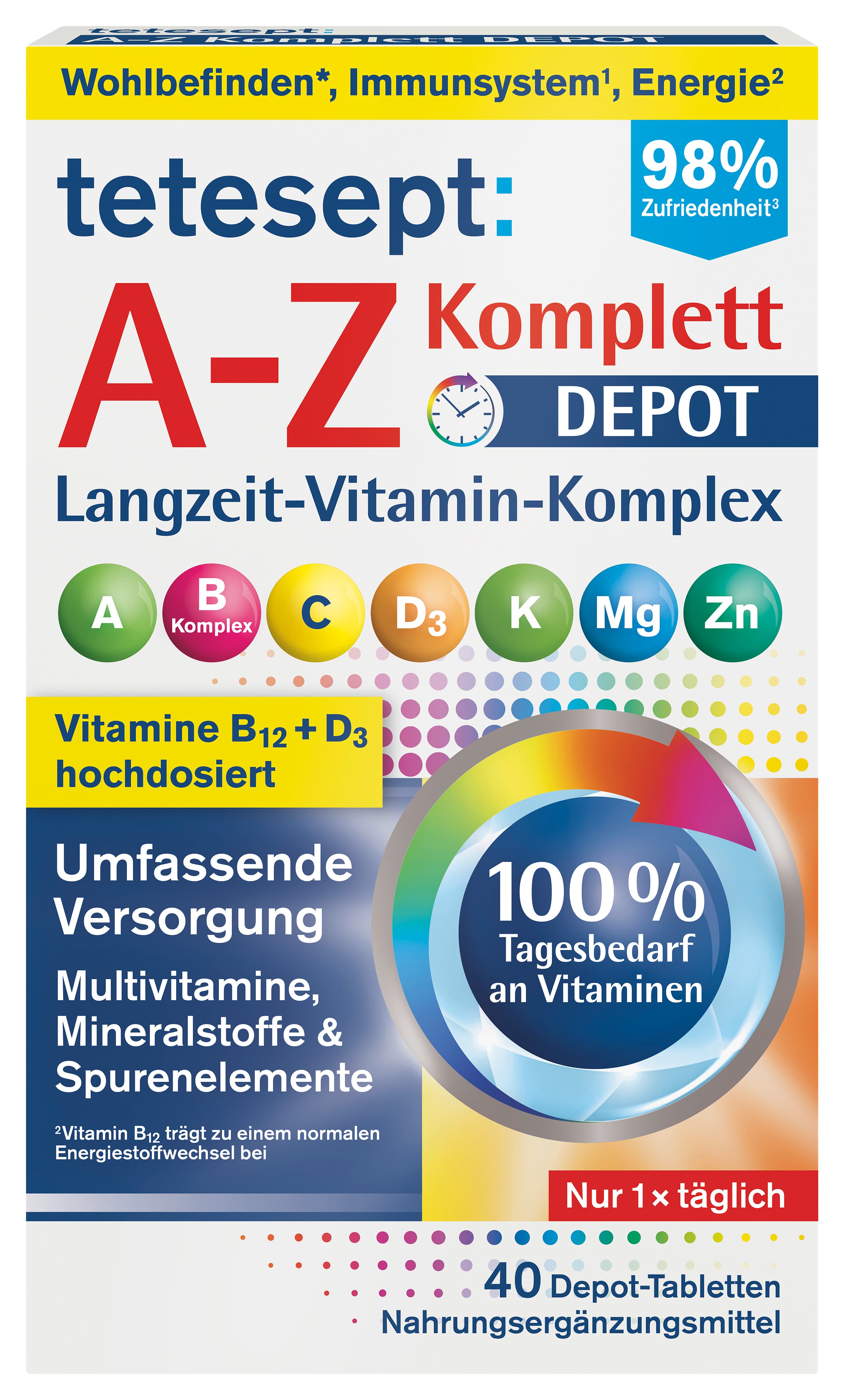 tetesept Vitamin A-Z Depot Tabletten