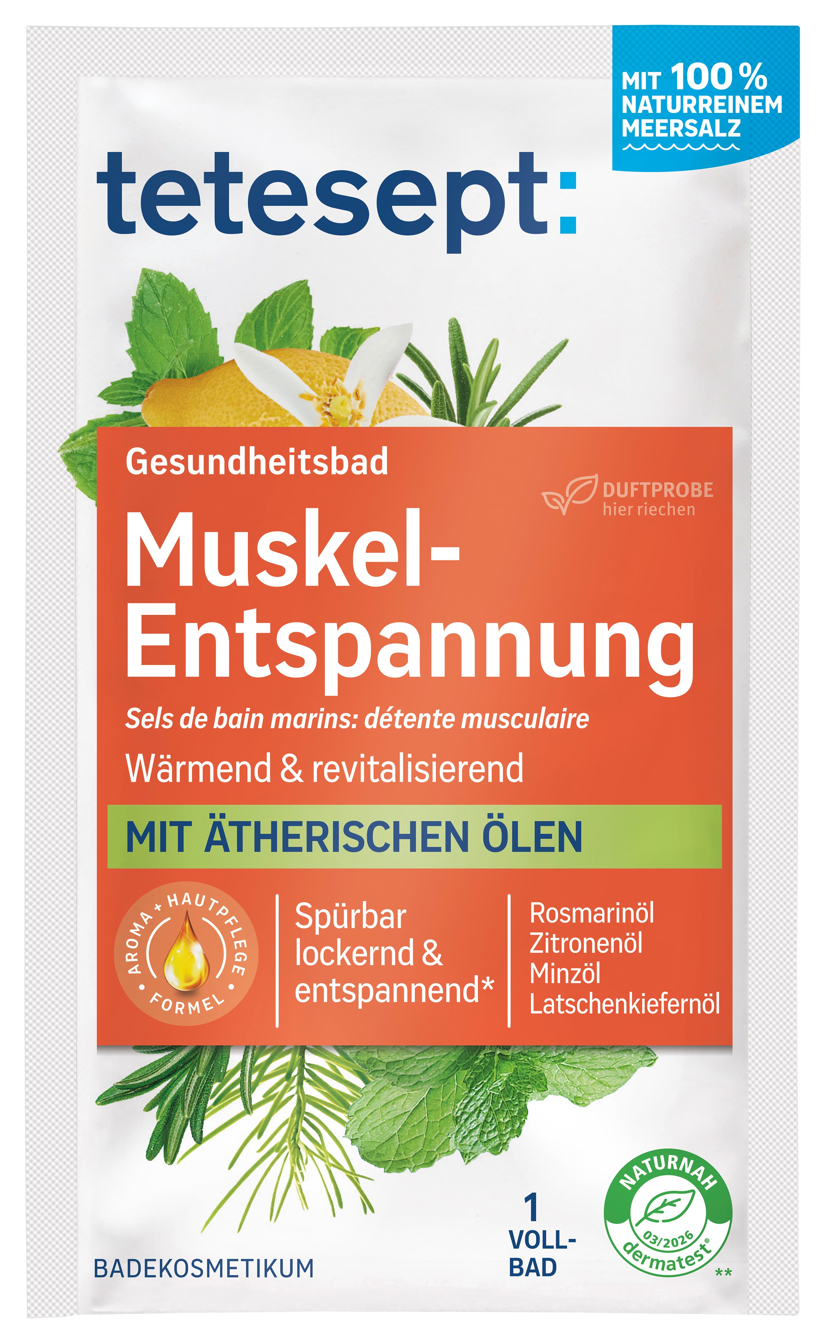 tetesept Meeressalz Muskel Entspannung 80 g