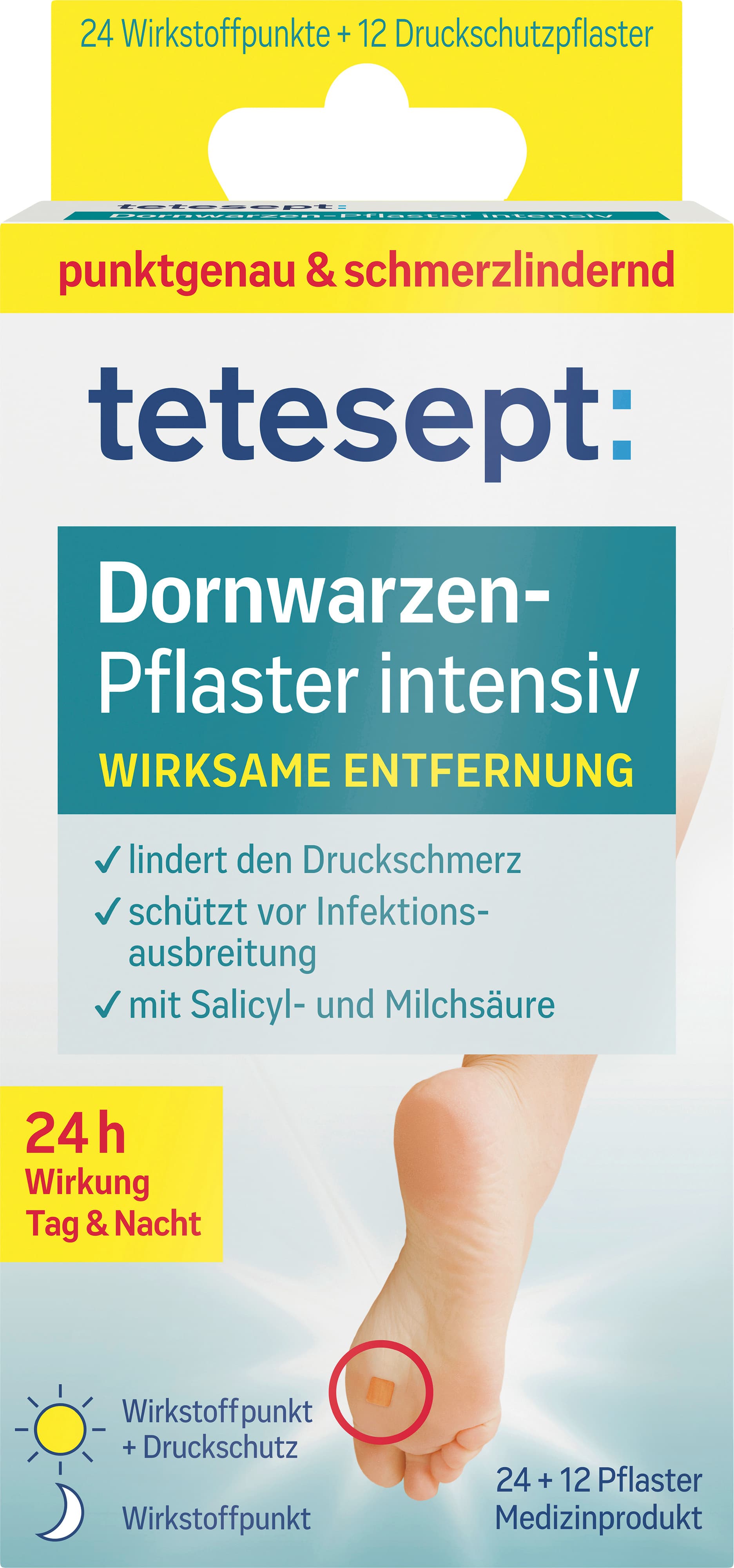 tetesept med foot care Dornwarzenpflaster intensiv