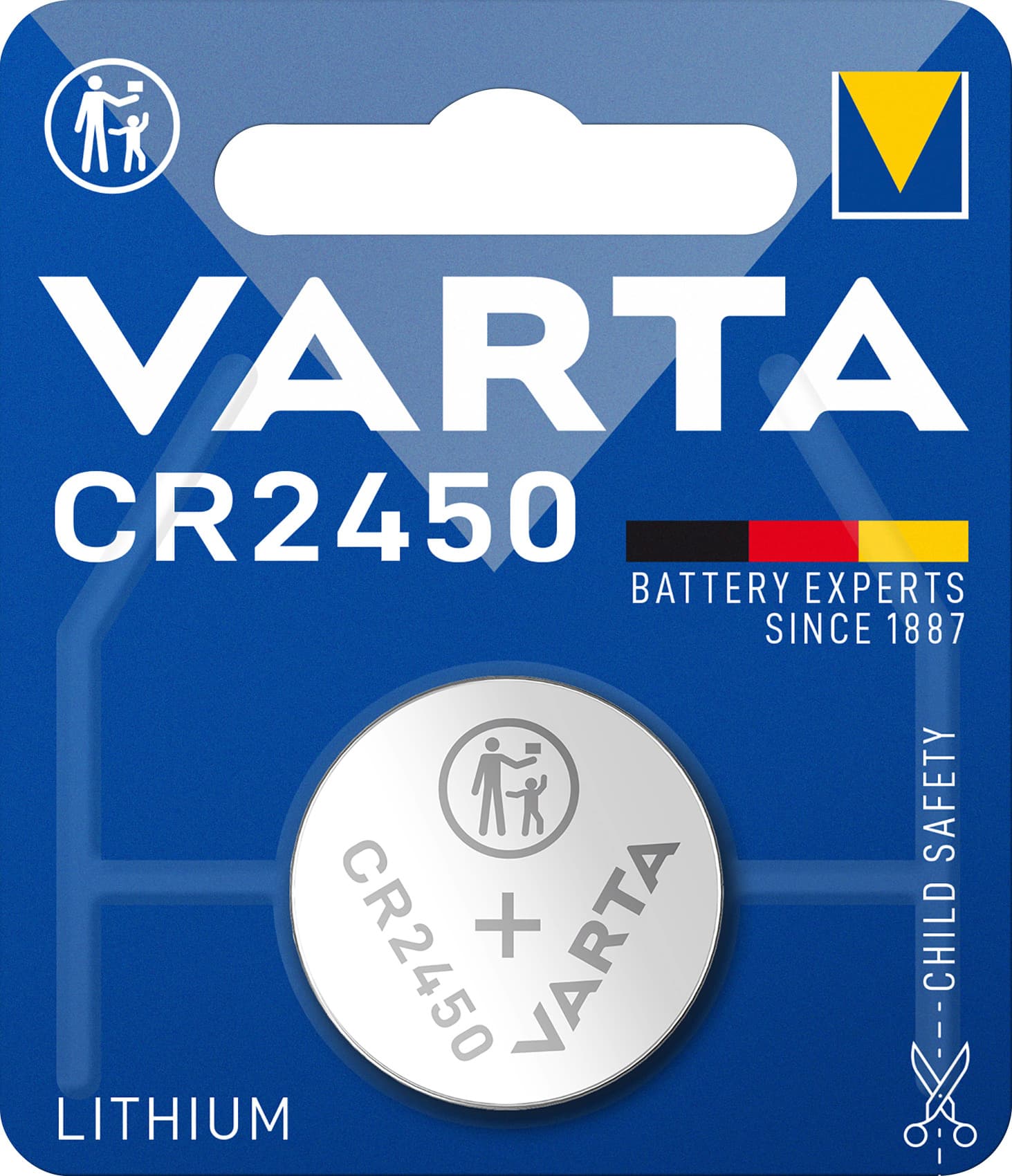 VARTA LITHIUM Coin CR2450 Blister 1