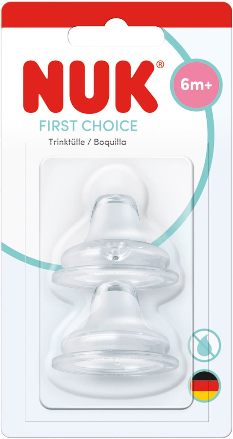 NUK First Choice Trinksauger ab 6 Monaten 2er Pack