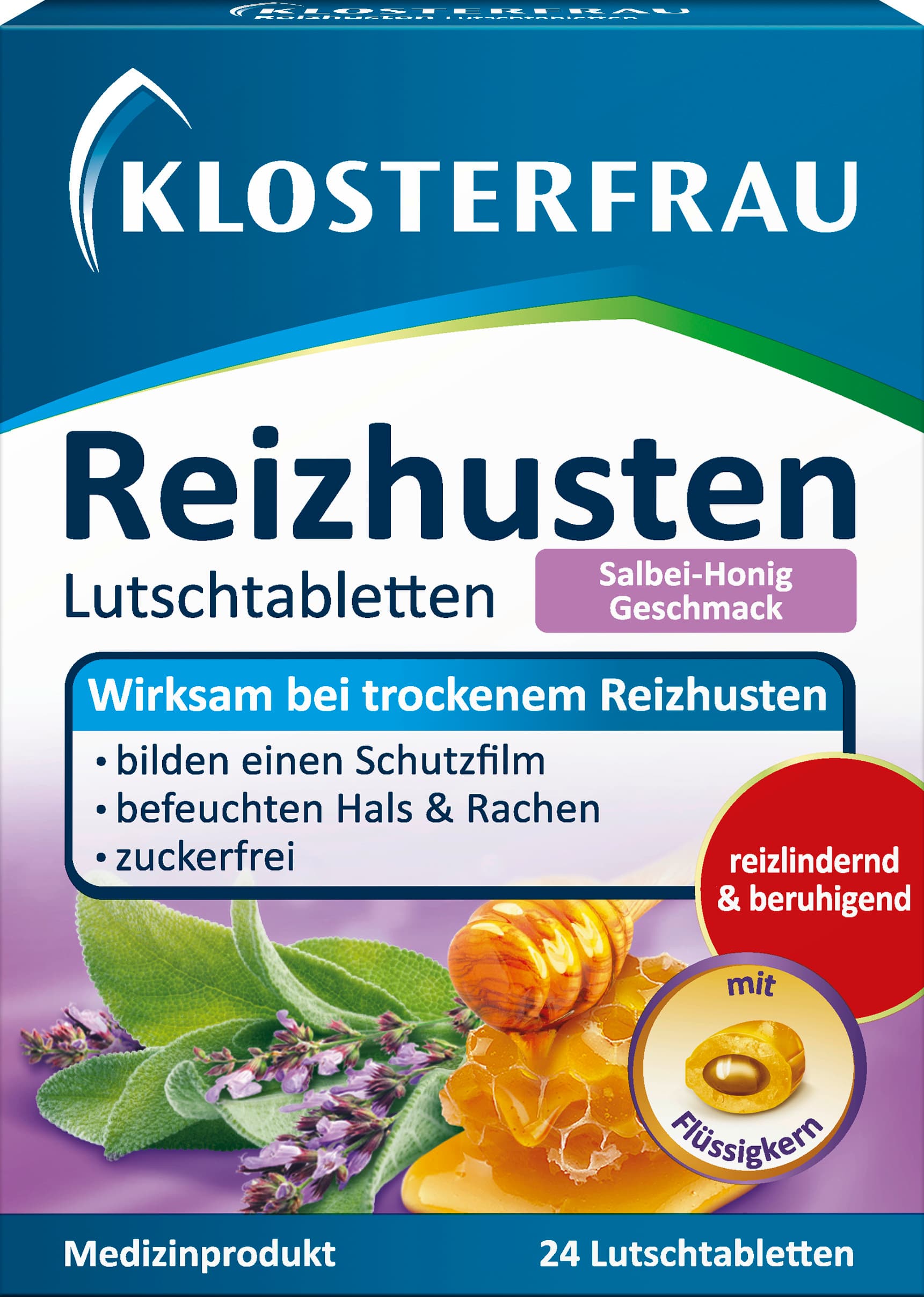 Klosterfrau Reizhusten Lutschtabletten Salbei-Honig