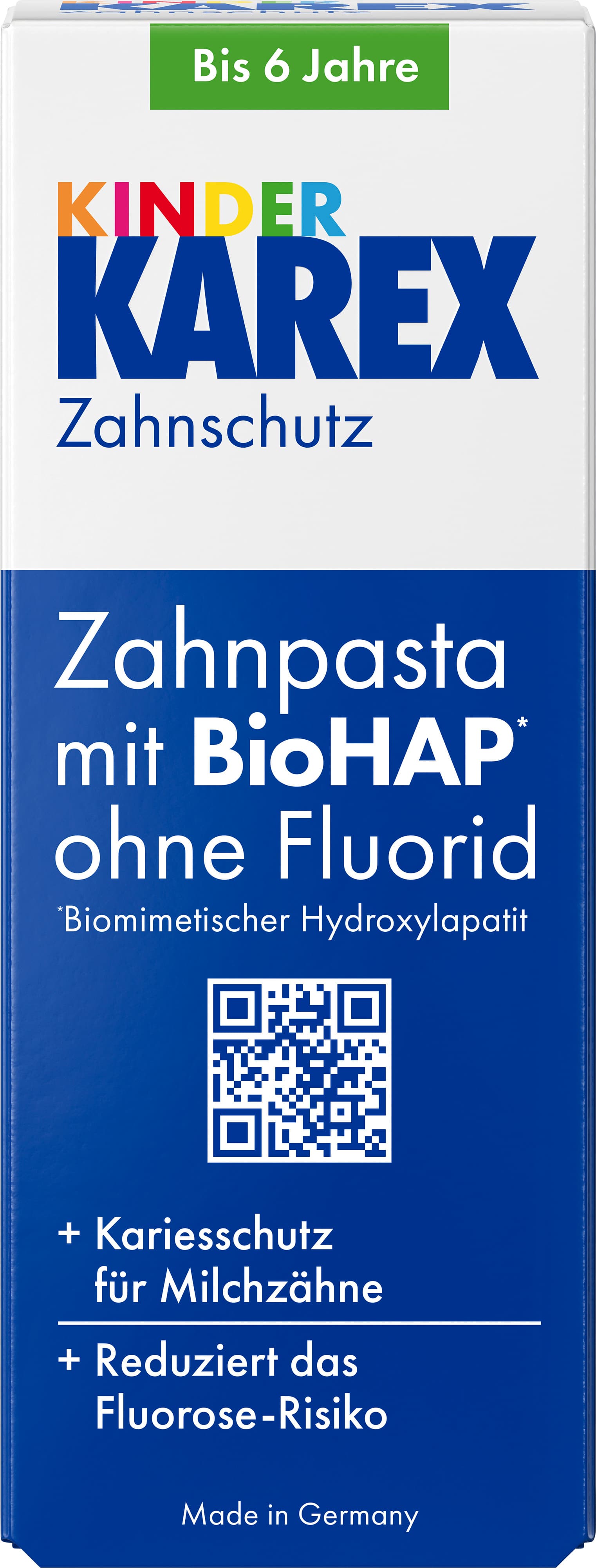 Kinder Karex Zahnpasta ohne Fluorid