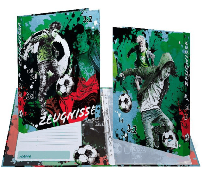 HERMA Zeugnis-Ringbuch Karton Street Soccer