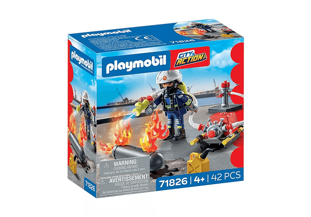 PLAYMOBIL 71826 ACTION HEROES Extinción de un depósito de gas