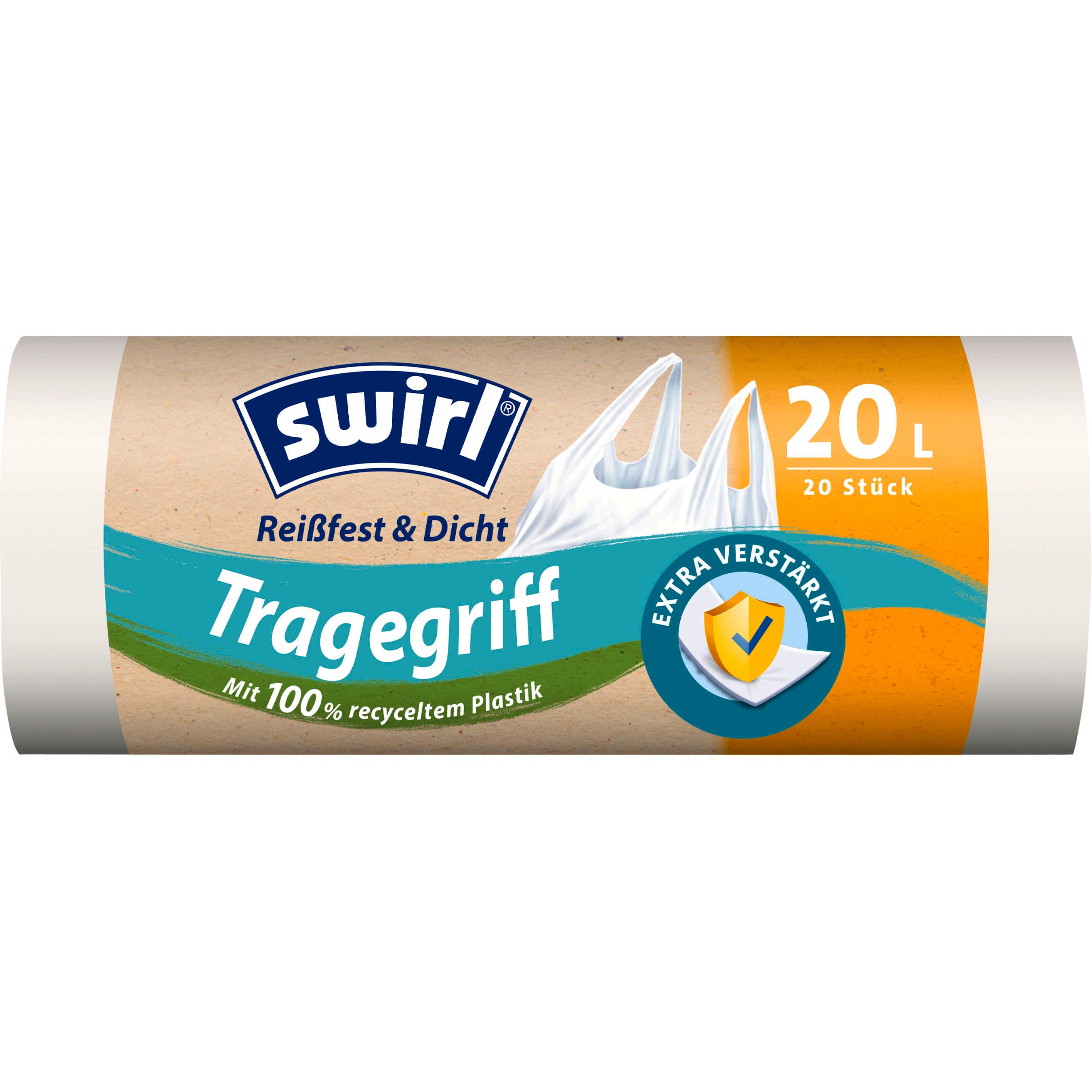Swirl® Müllbeutel mit Tragegriff 20 L