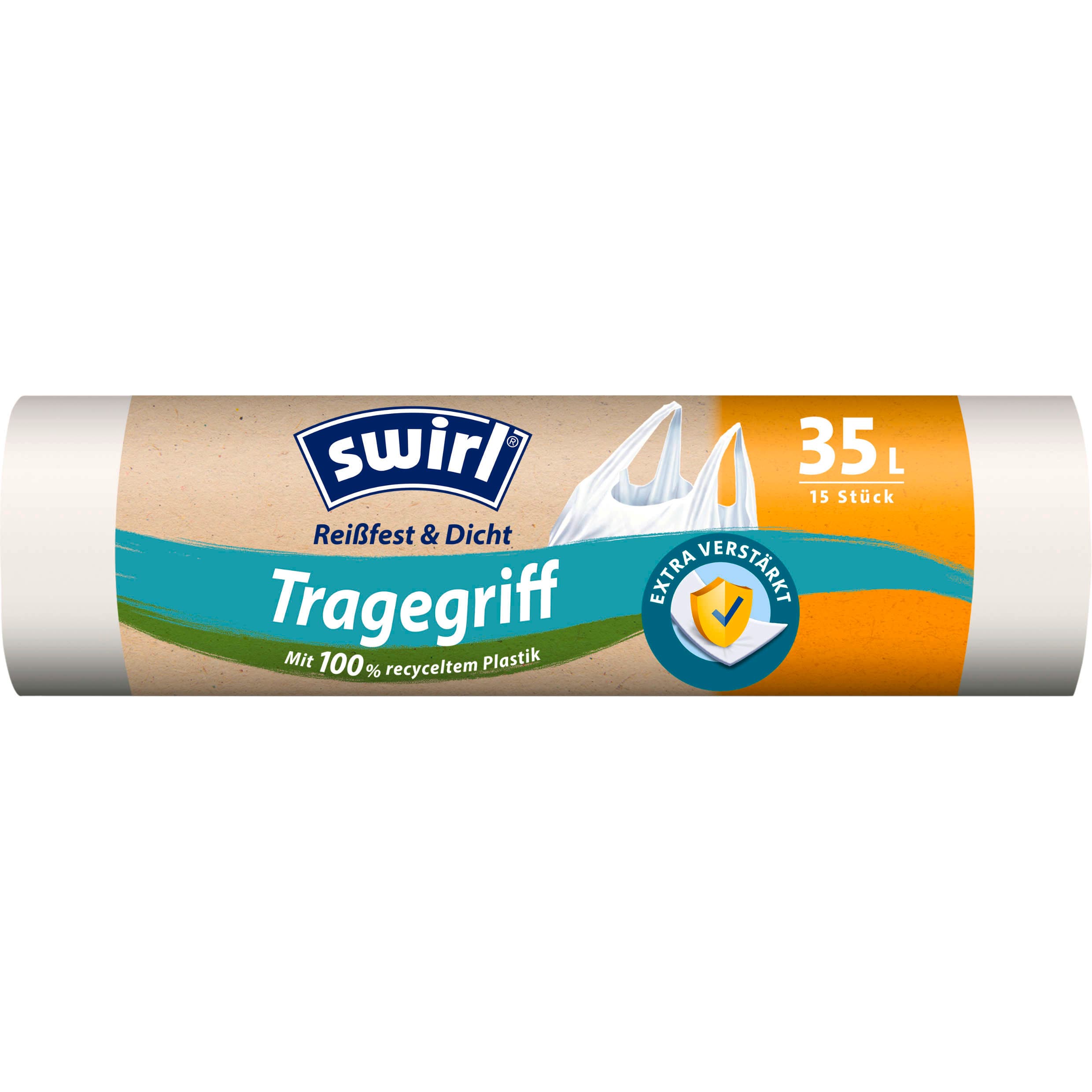 Swirl® Müllbeutel mit Tragegriff 35 L