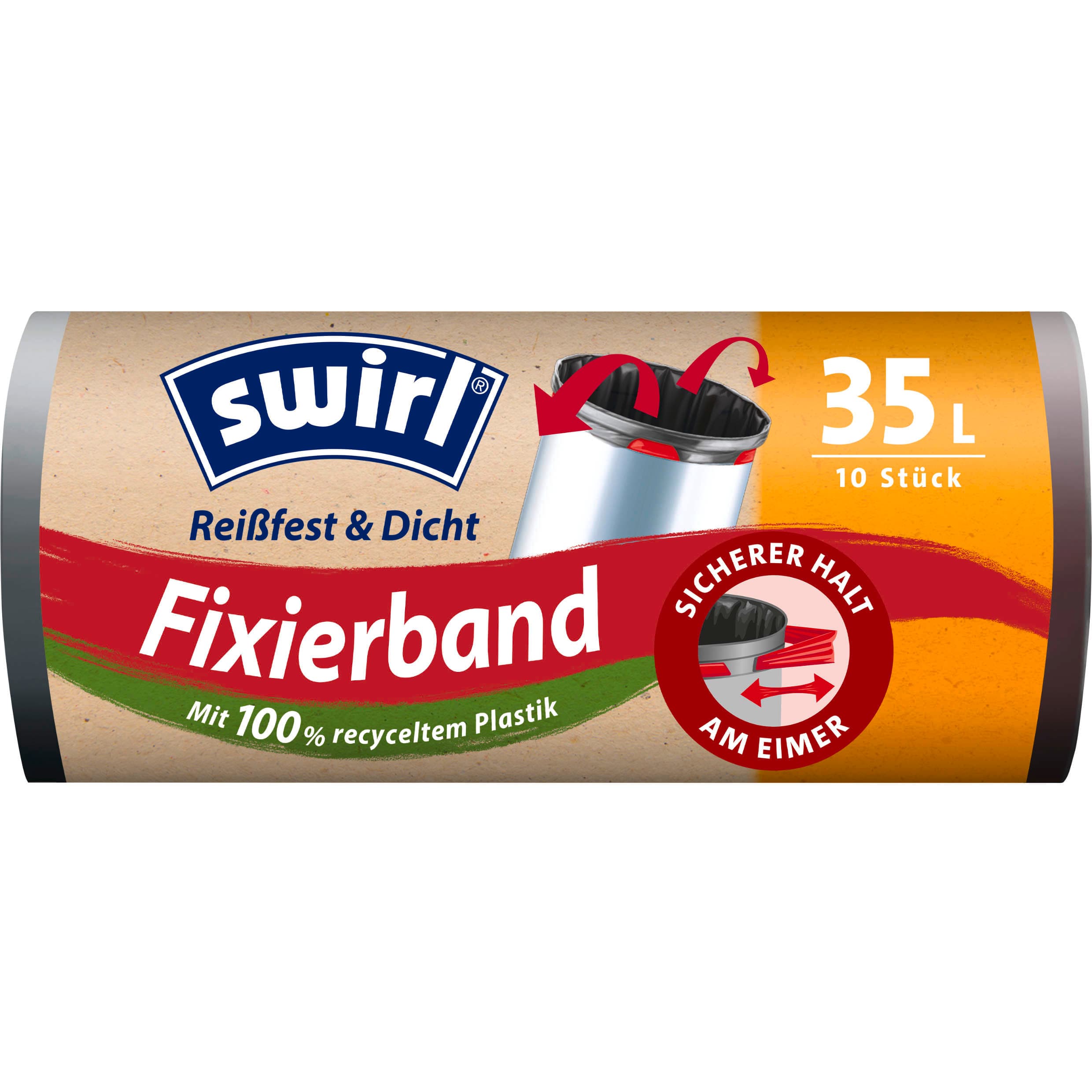 Vrecia na odpadky Swirl® Fixing Tape 35 l
