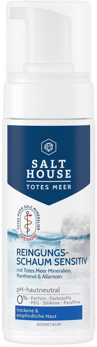 SALTHOUSE® Totes Meer Therapie Reinigungsschaum Sensitiv