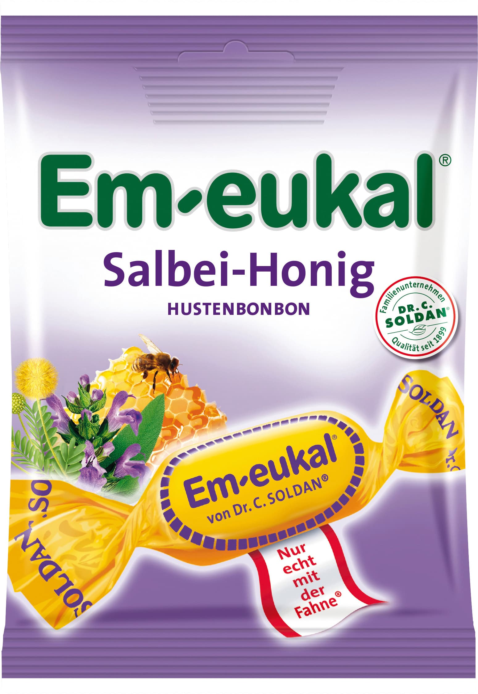 Em-eukal Salbei-Honig Hustenbonbons zuckerhaltig