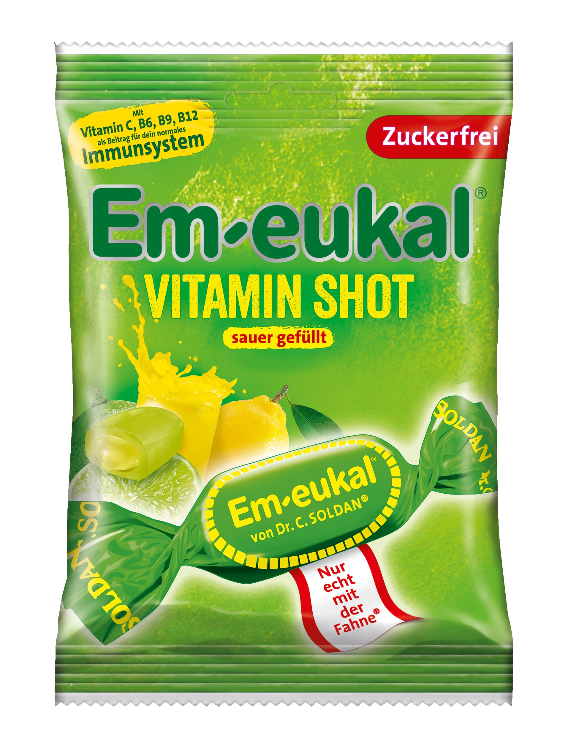 Em-eukal Vitamin Shot sauer gefüllt