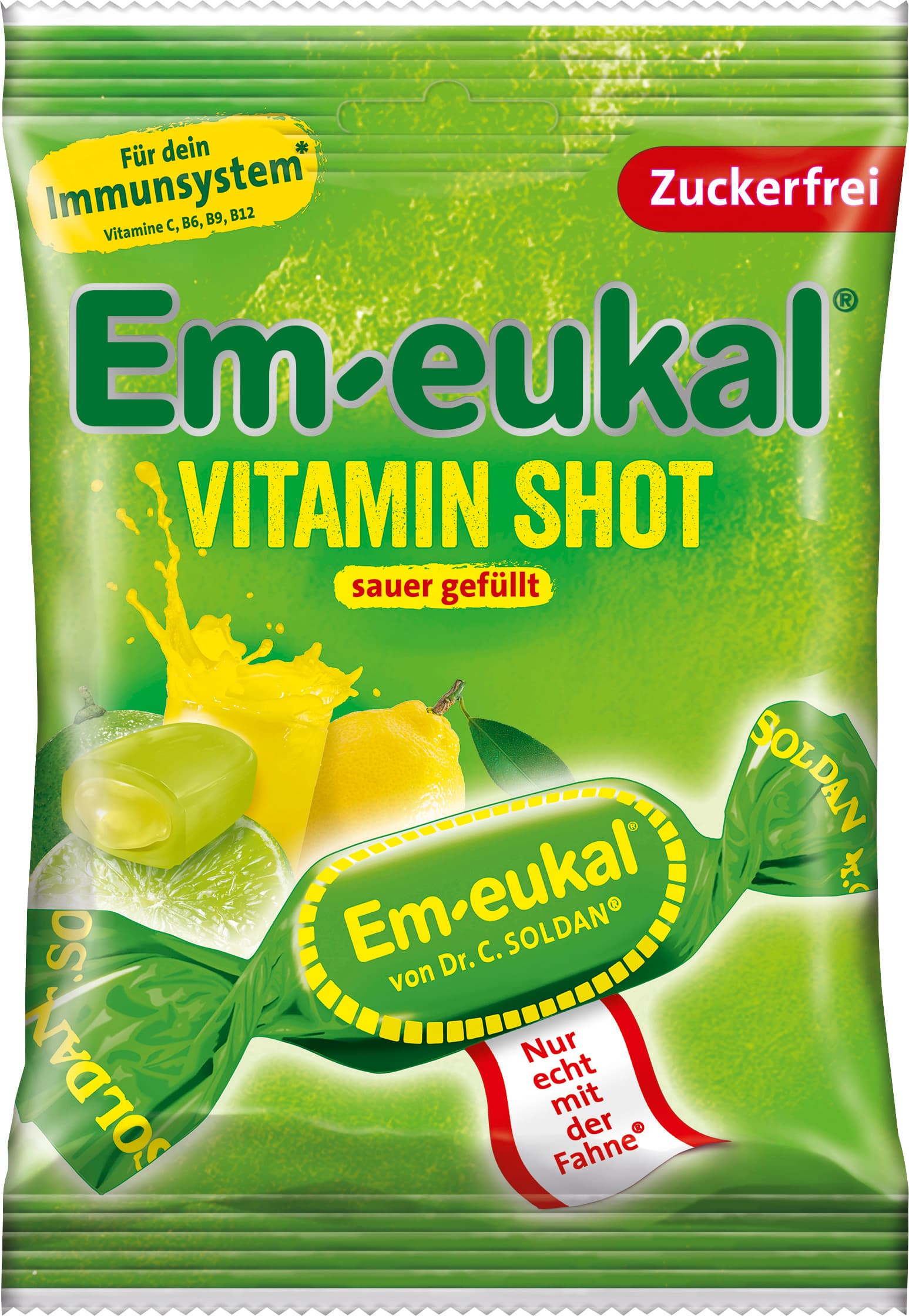 Em-eukal Vitamin Shot sauer gefüllt