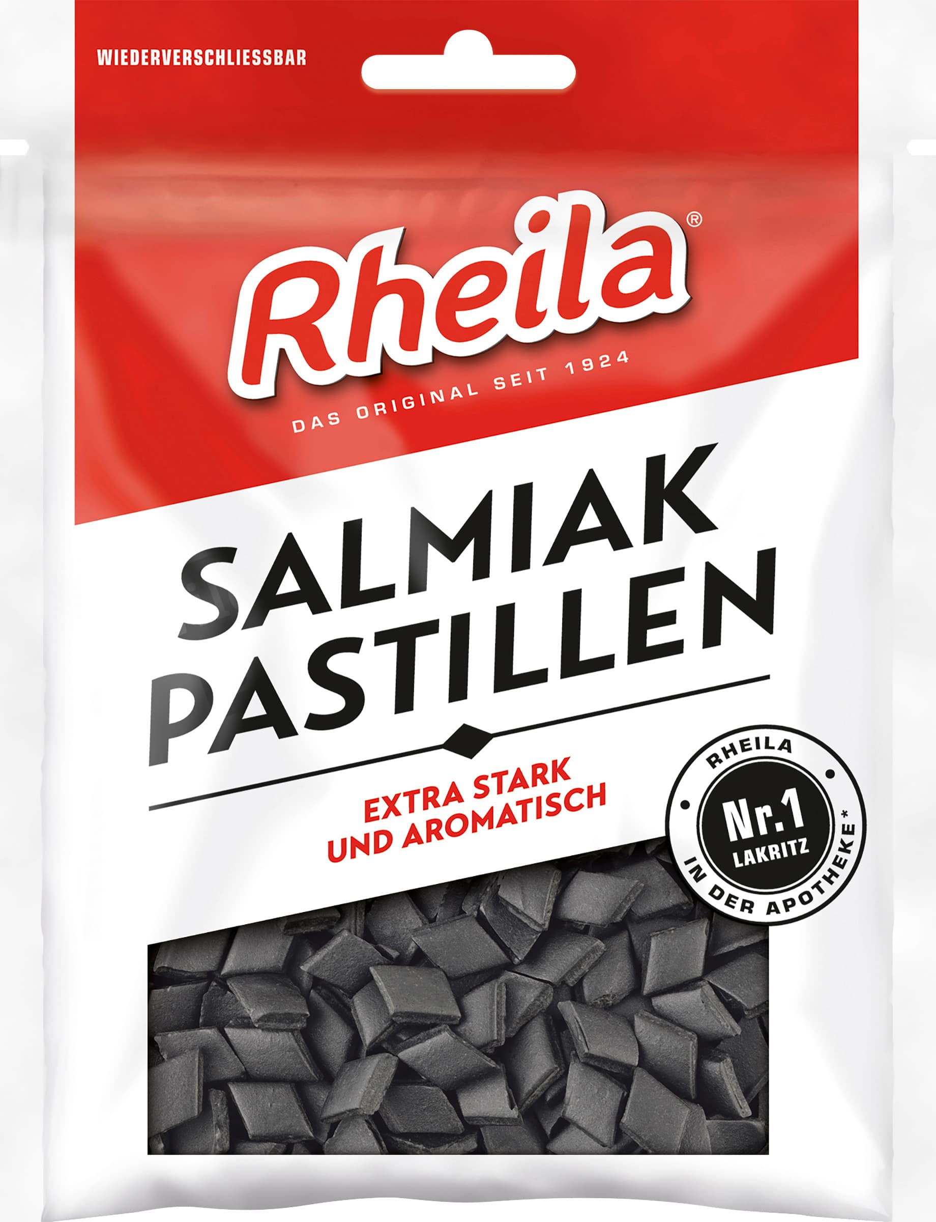 Rheila Salmiak Pastillen zuckerhaltig