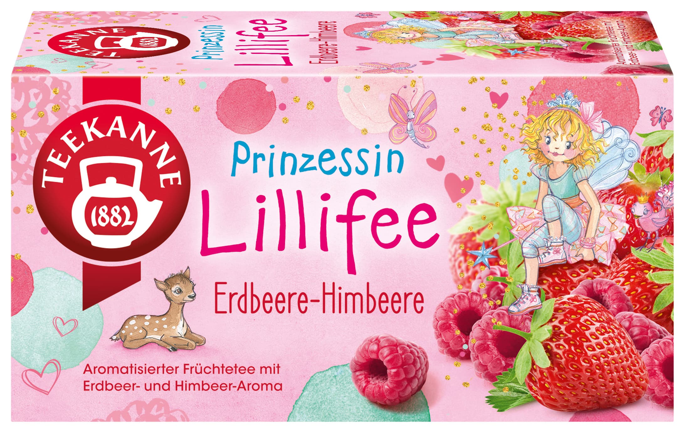Čajník princeznej Lillifee jahodovo-malinový