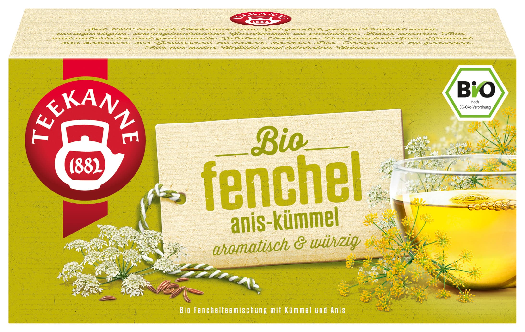 Teekanne Bio Fenchel Anis-Kümmel