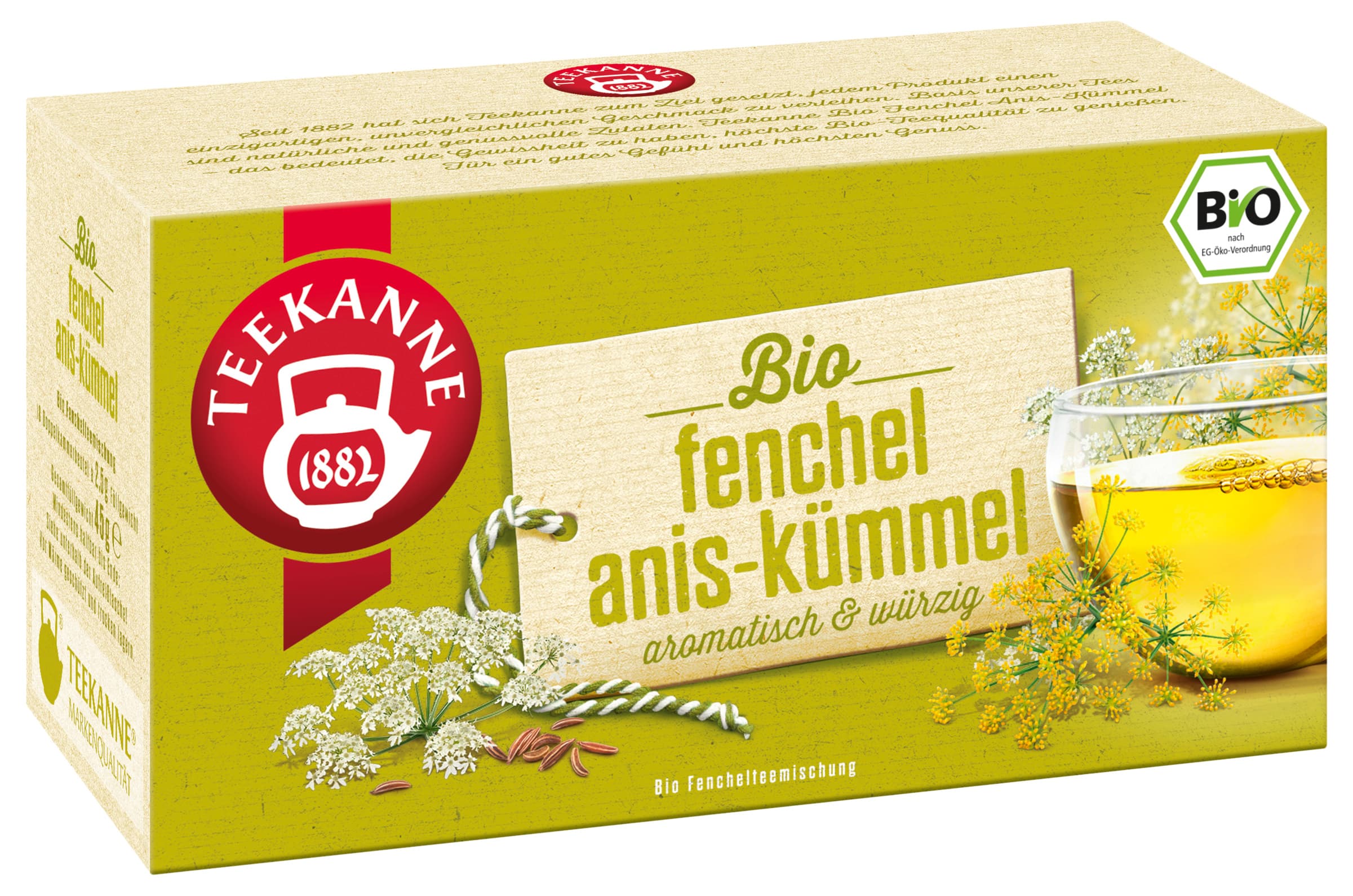 Teekanne Bio Fenchel Anis-Kümmel