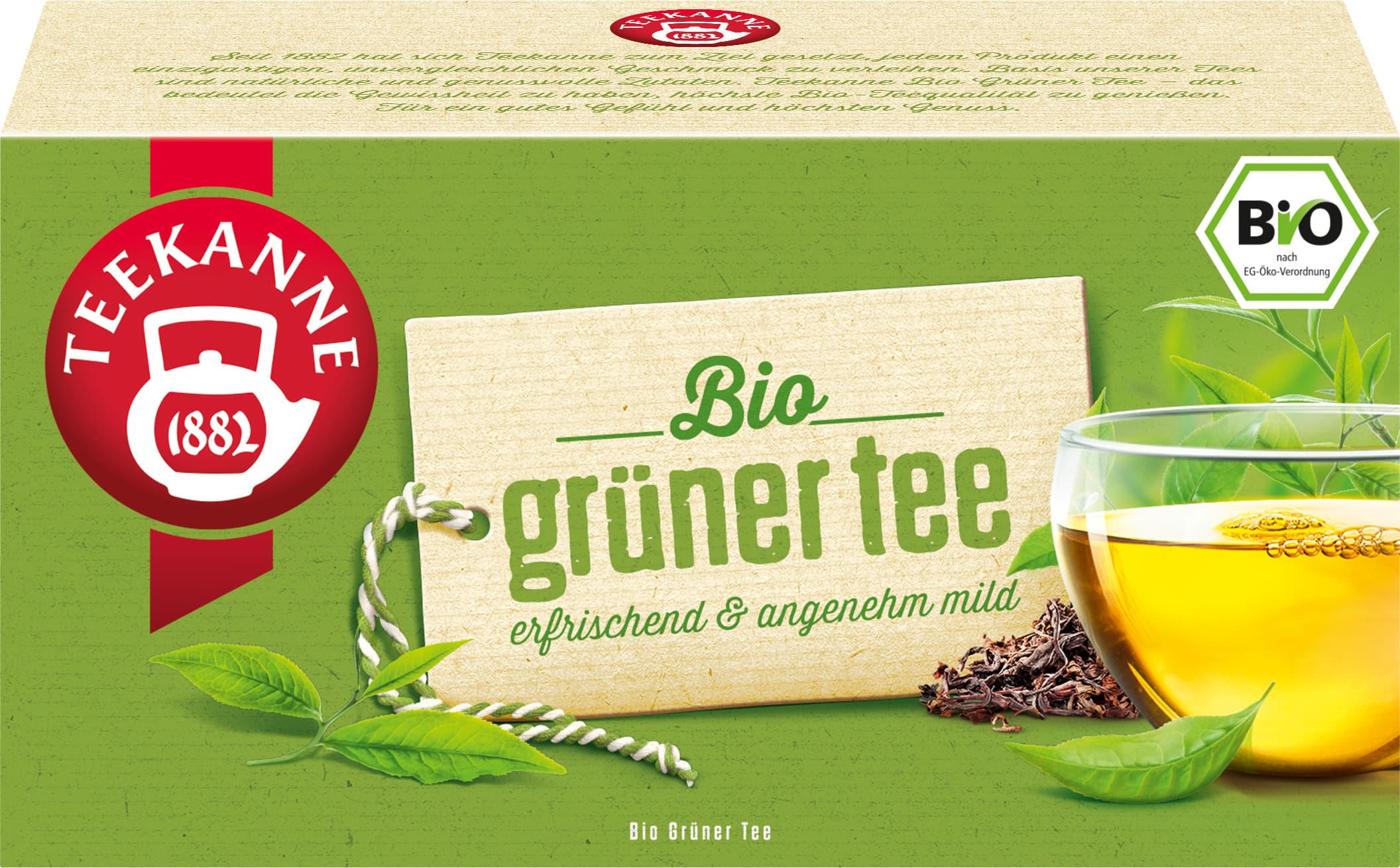 Teekanne Bio Grüner Tee