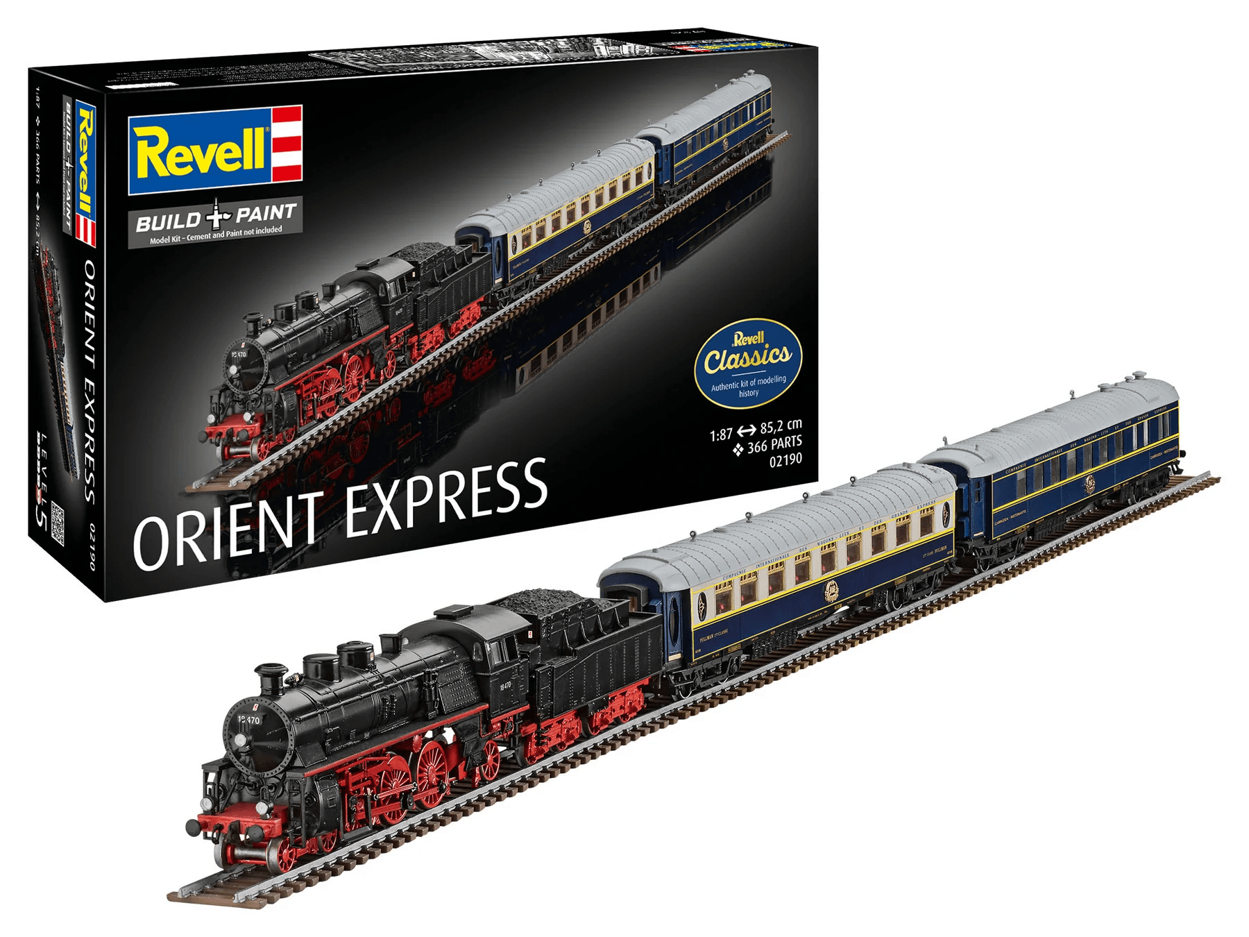 Revell 02190 Orient Express Modellbausatz 1:87, 366 Teile