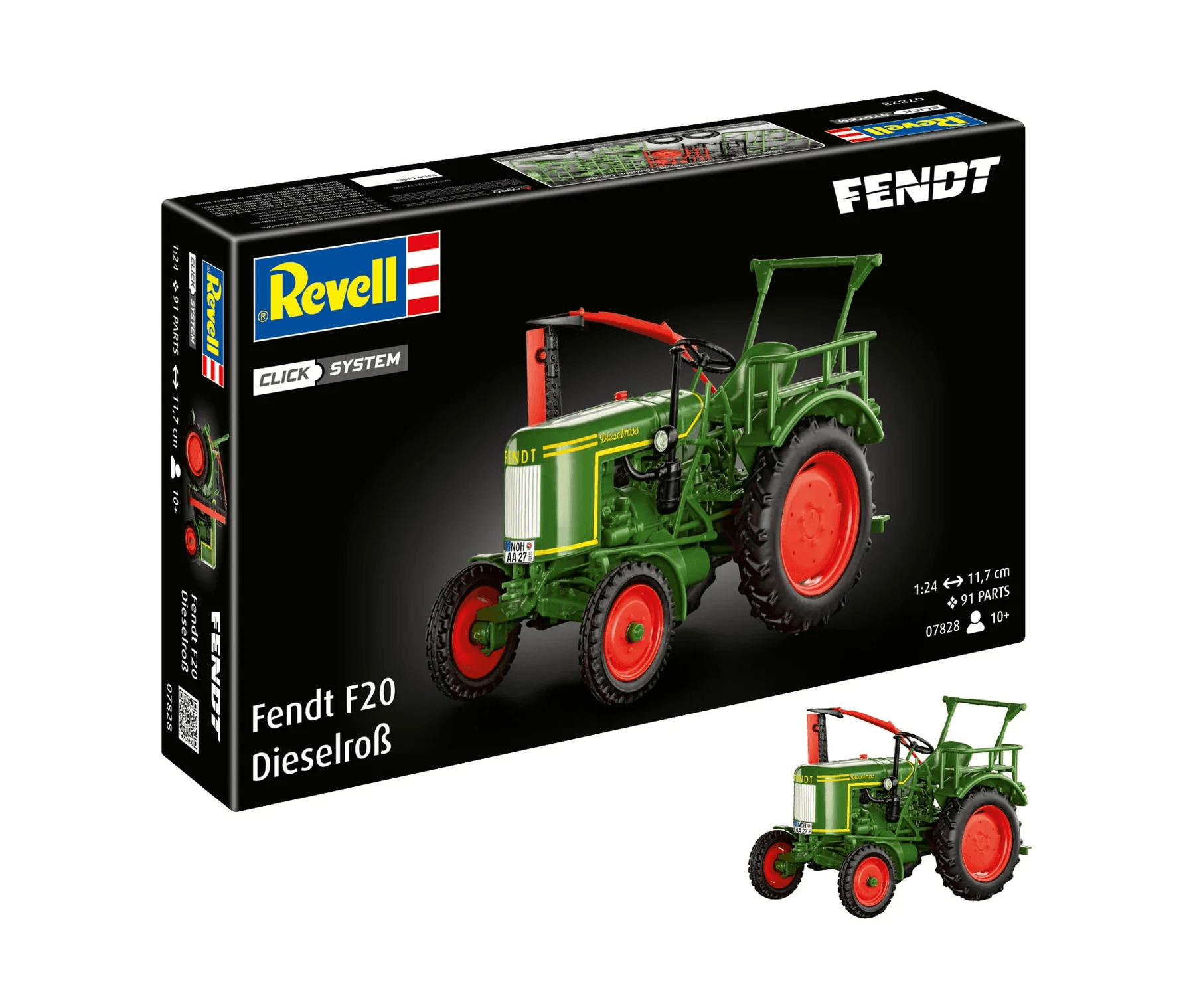 Revell 07828 Fendt F20 Dieselroß Tractor Click-System