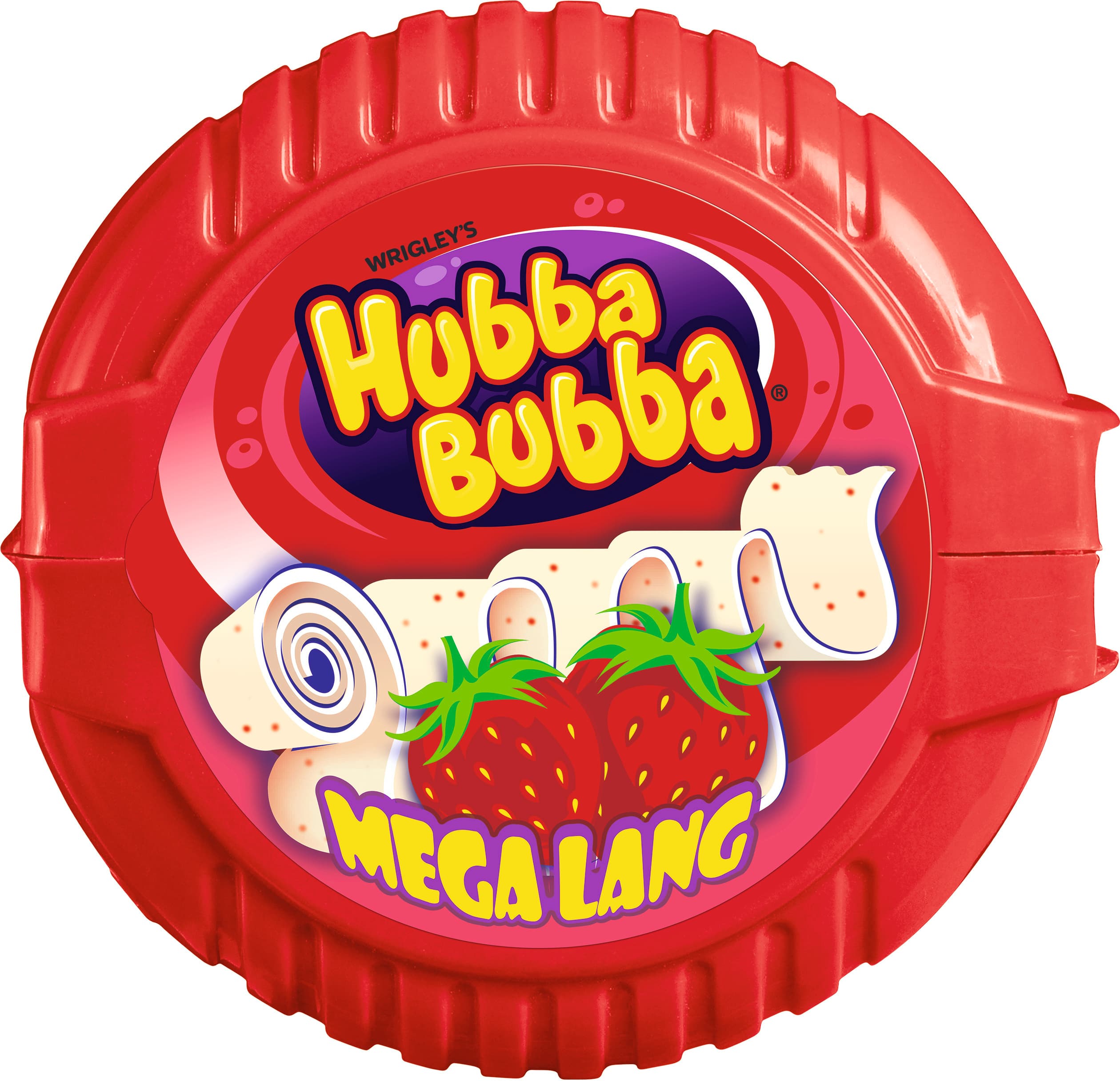 Hubba Bubba Erdbeere Mega Lang