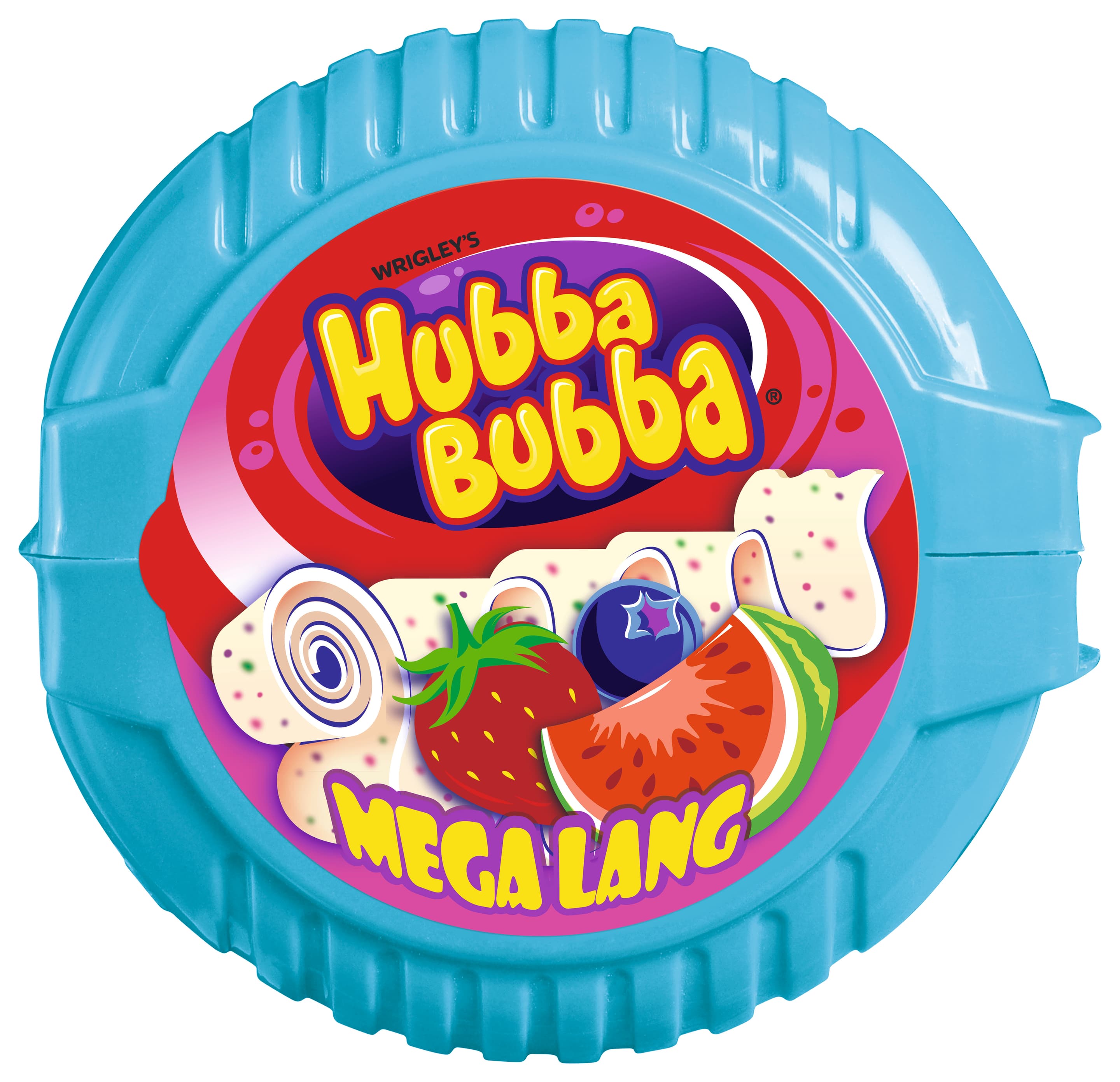 Wrigley's Hubba Bubba® Rolle Mega Lang Triple Mix