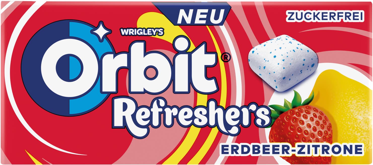 Orbit Kaugummi Refreshers Erdbeer-Zitrone