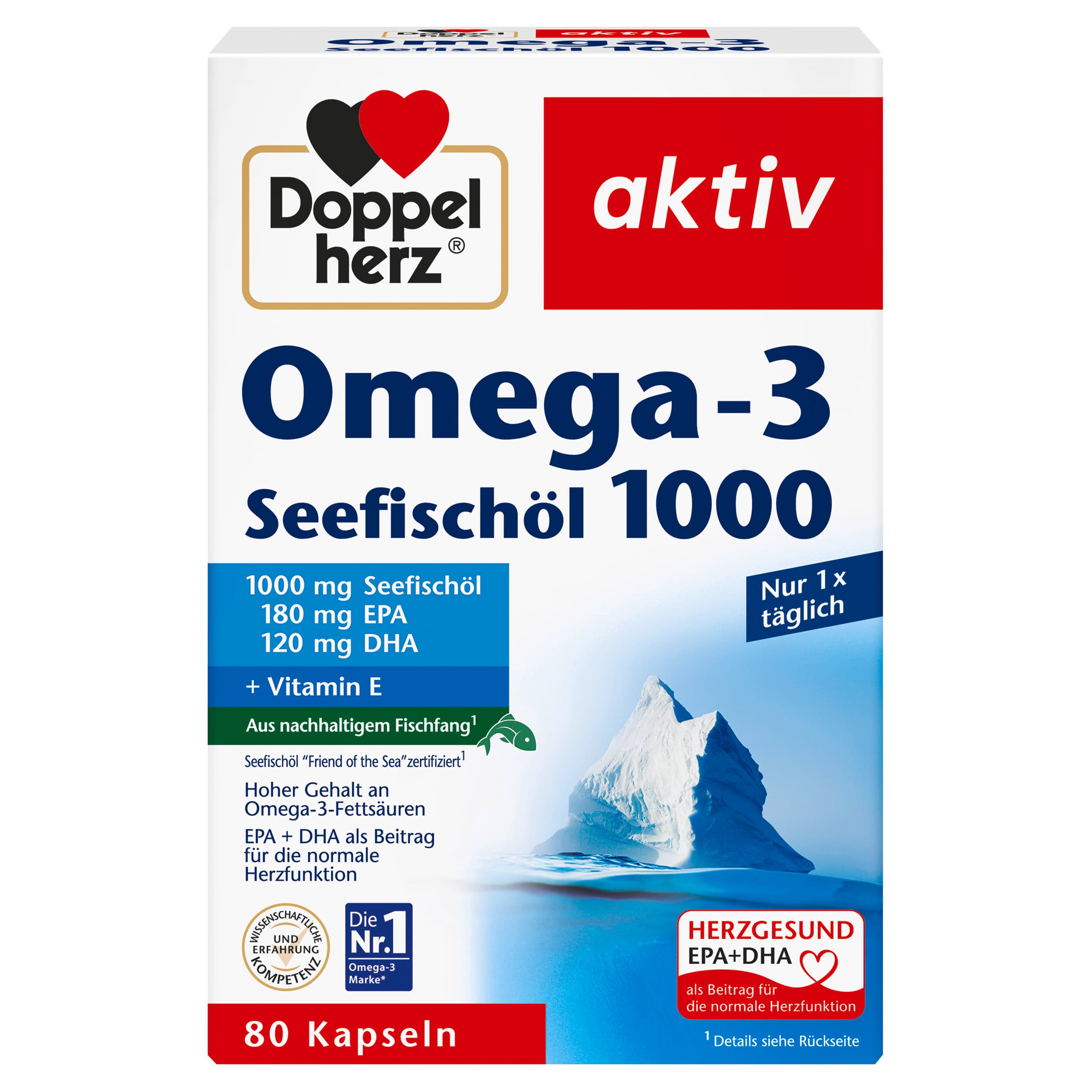 Doppelherz Omega-3 Seefischöl 1000