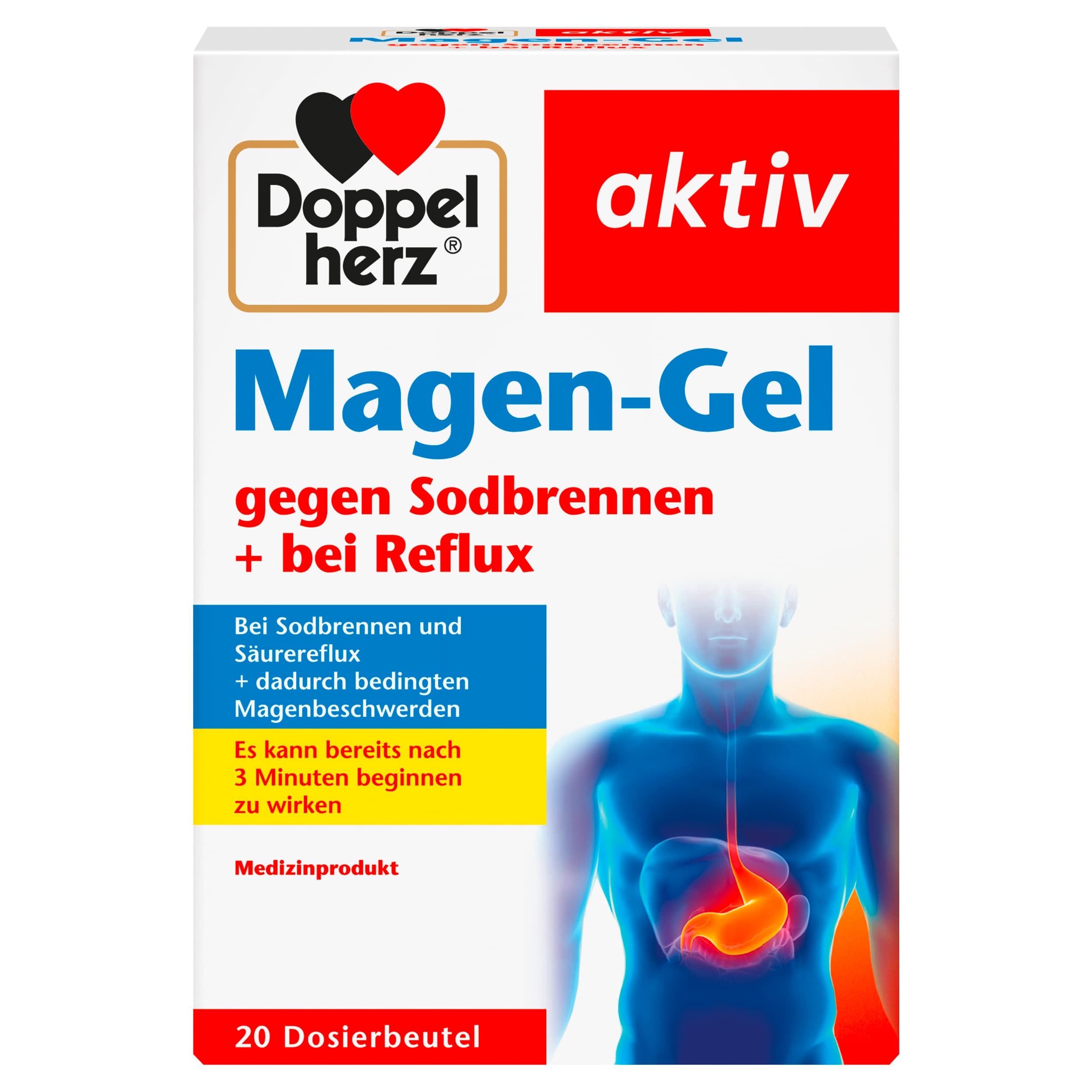 Doppelherz Magen-Gel gegen Sodbrennen + bei Reflux