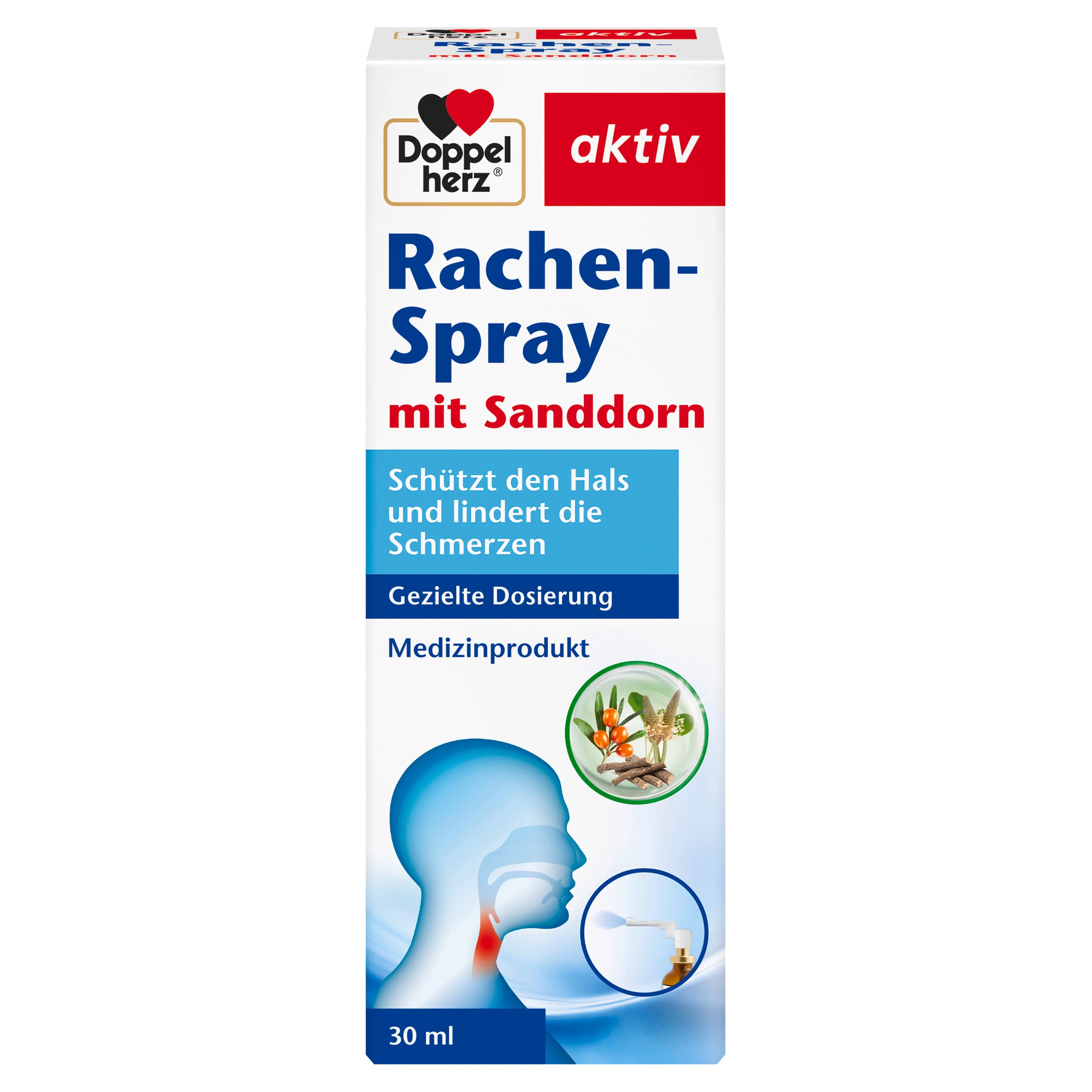 Doppelherz Rachen-Spray mit Sanddorn