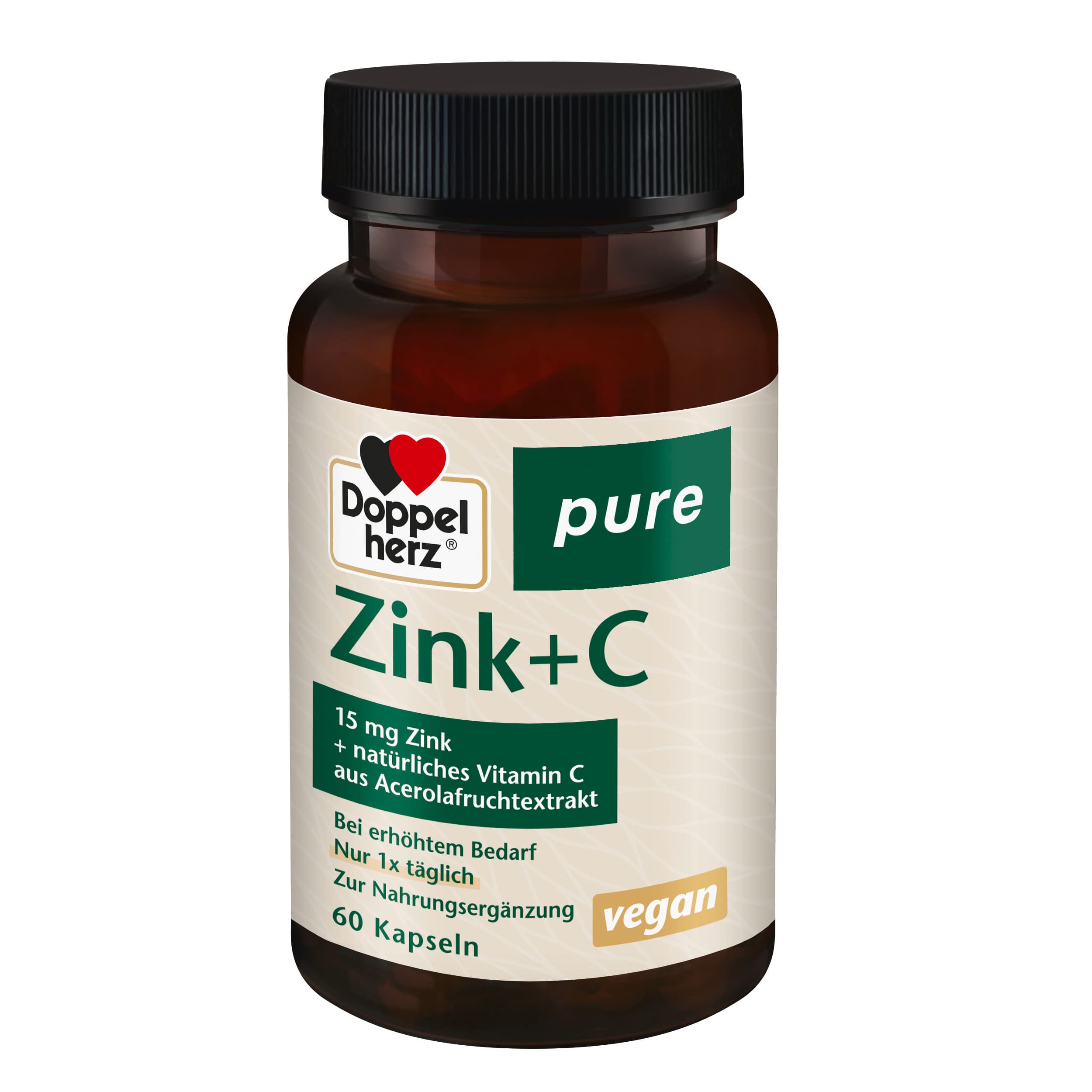 Doppelherz pure Zink + C 60 Kapseln