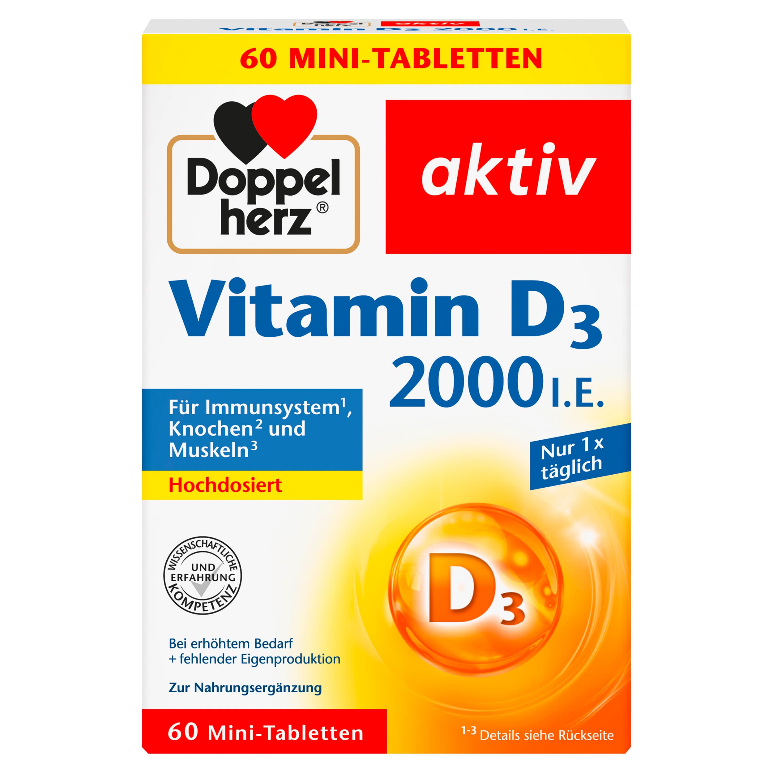 Doppelherz Vitamin D3 2000 I.E.