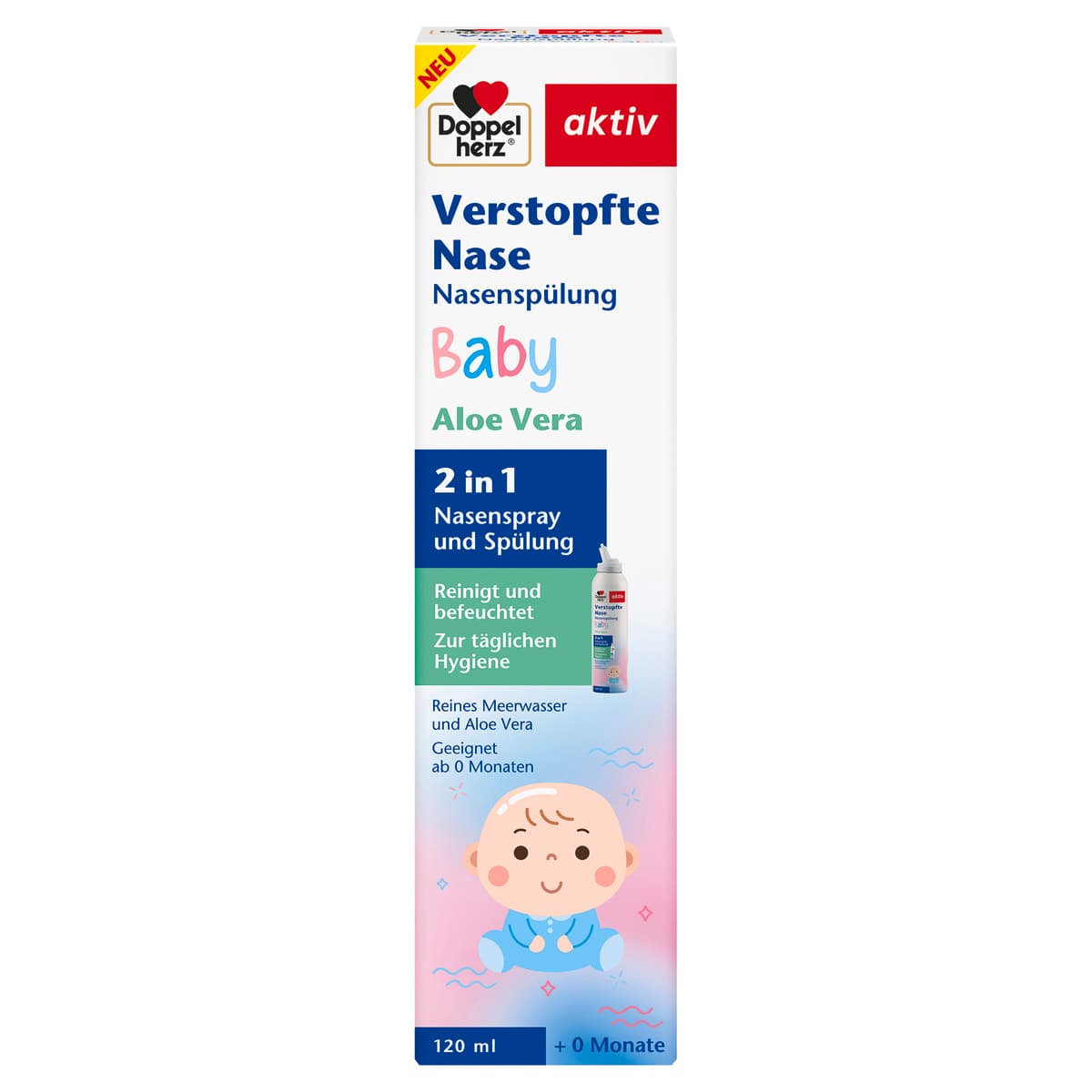 Doppelherz Verstopfte Nase 2in1 Nasenspray und Spülung