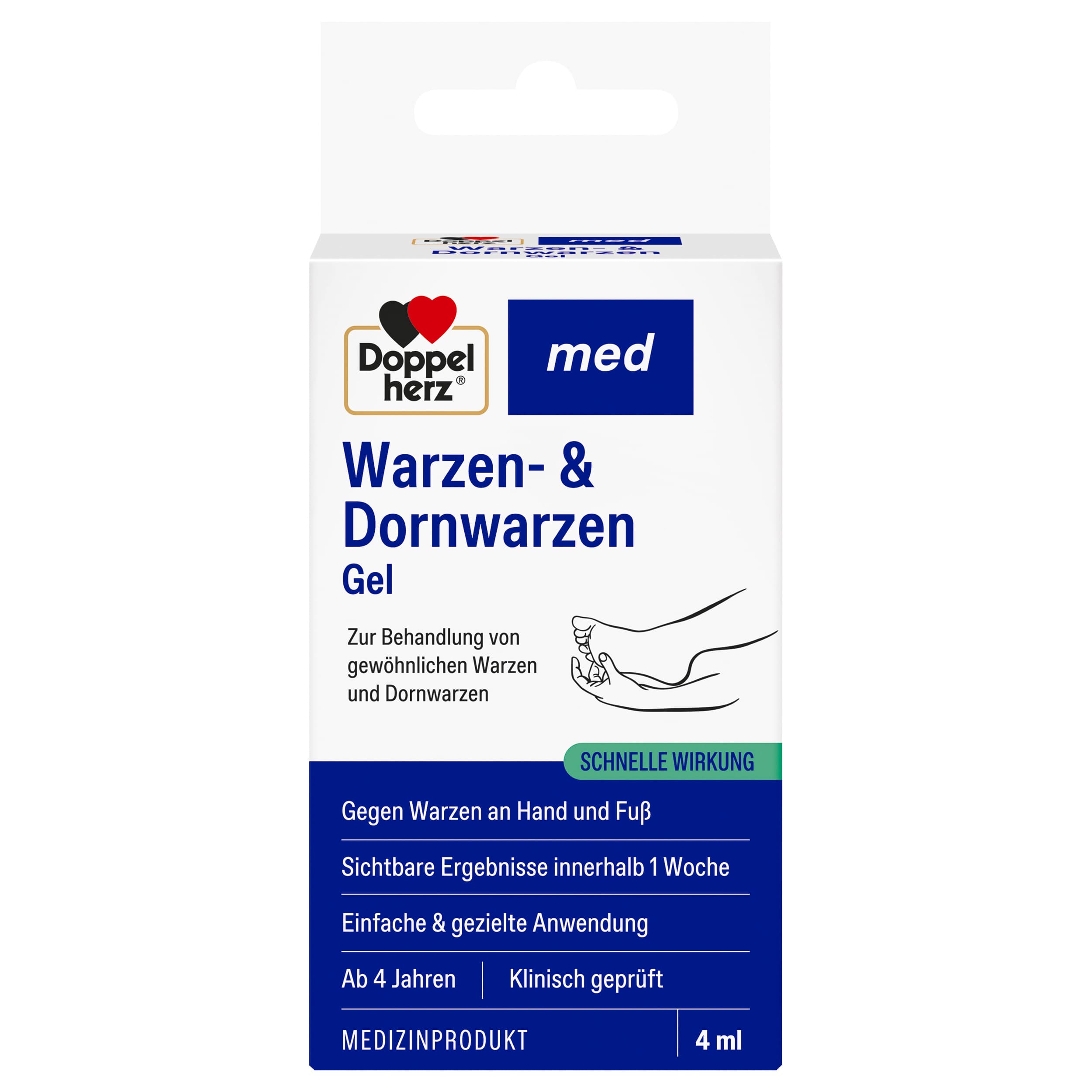 Doppelherz med Warzen- und Dornwarzen Gel