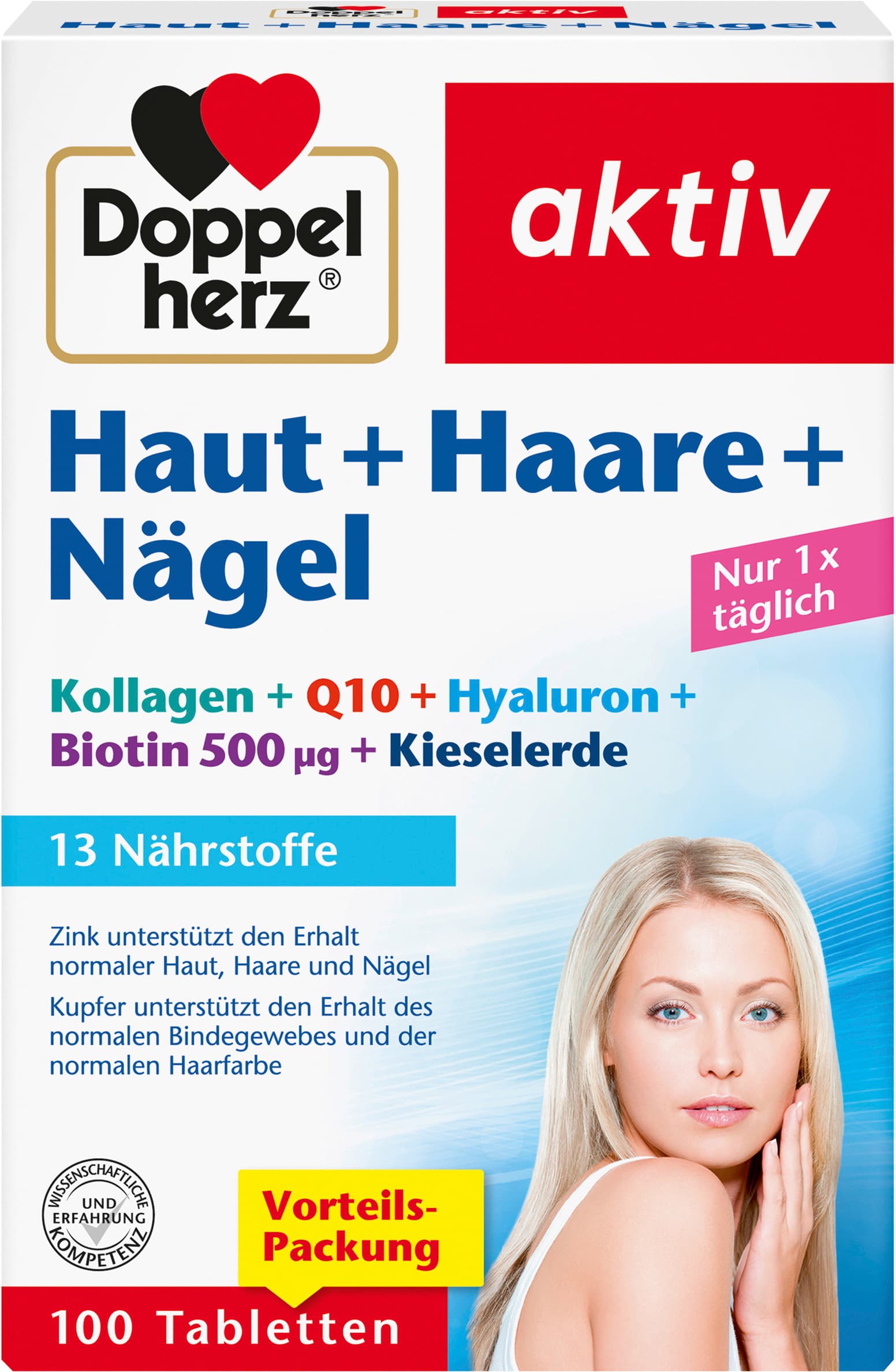 Doppelherz Haut + Haare + Nägel